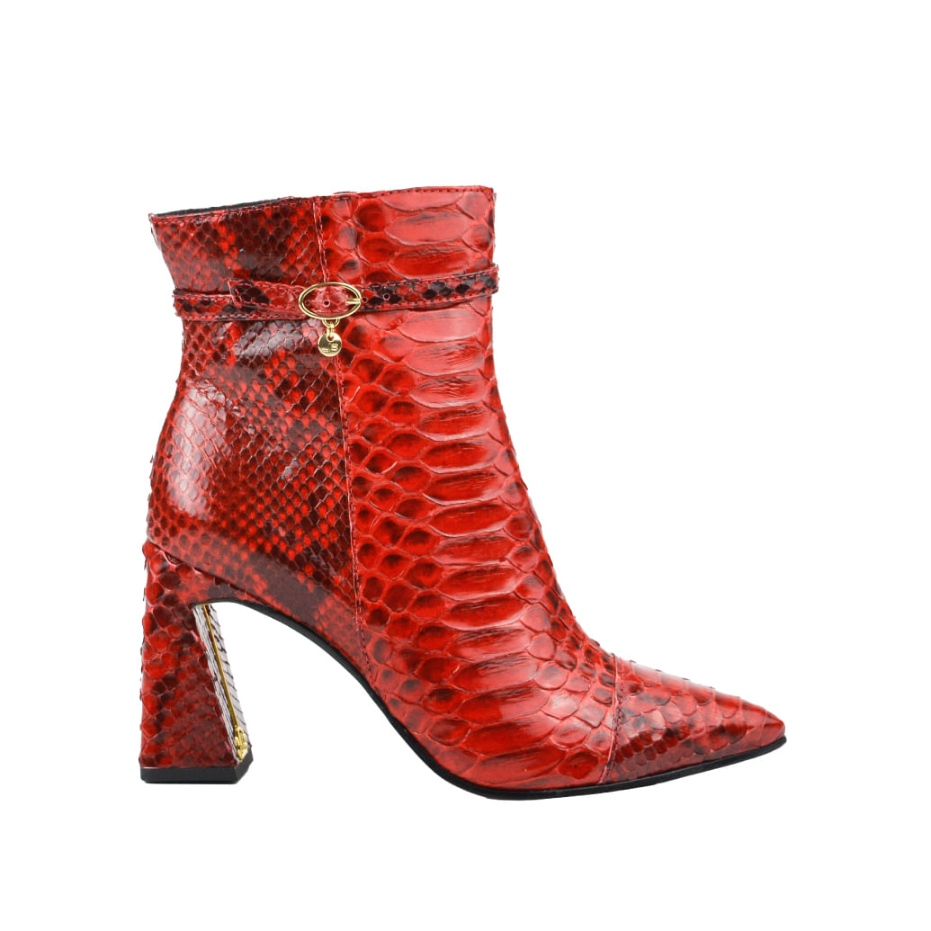 Bota Vermelho Cherry Cobra Python Mandala JB