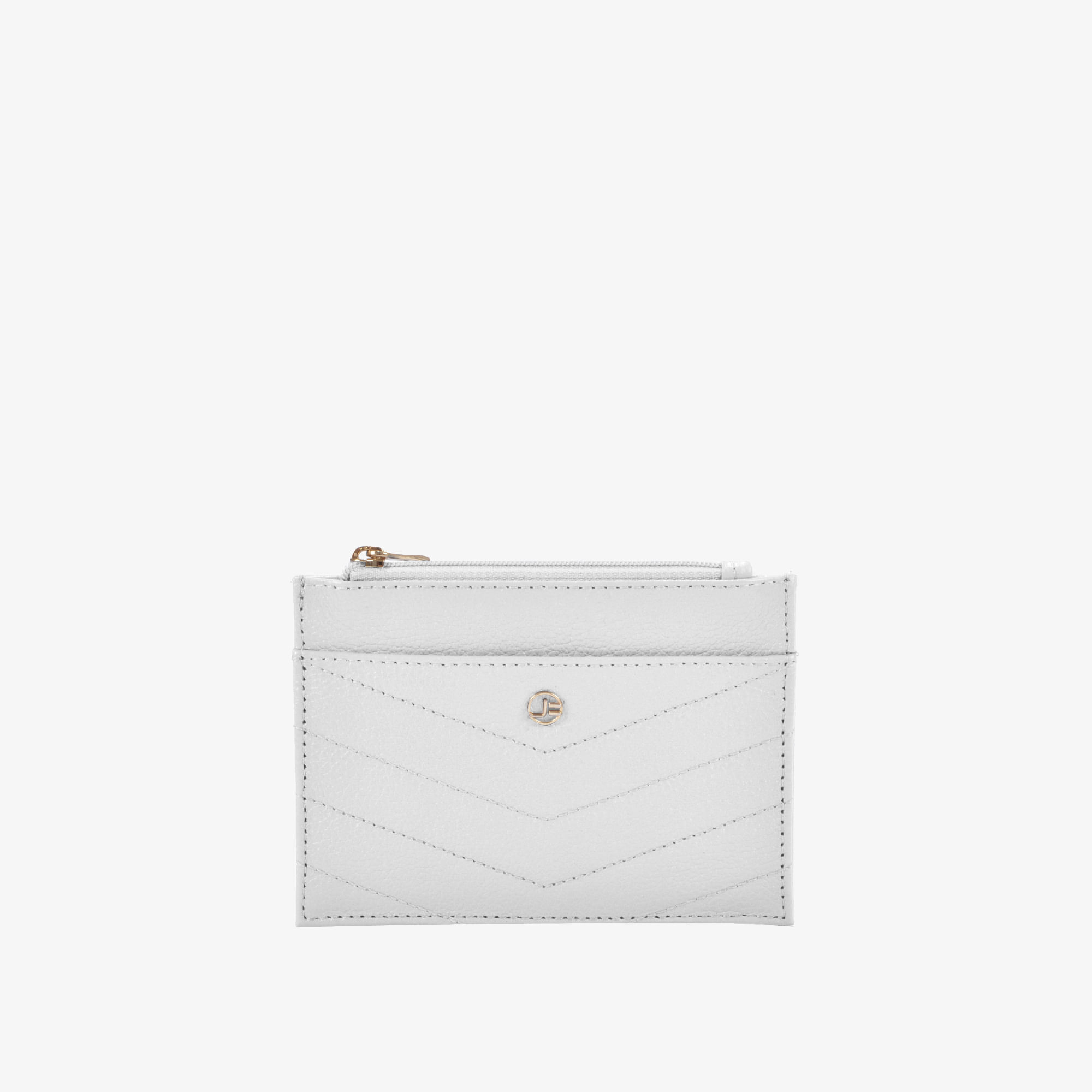 Carteira Porta Cartão Branco Blanc Couro