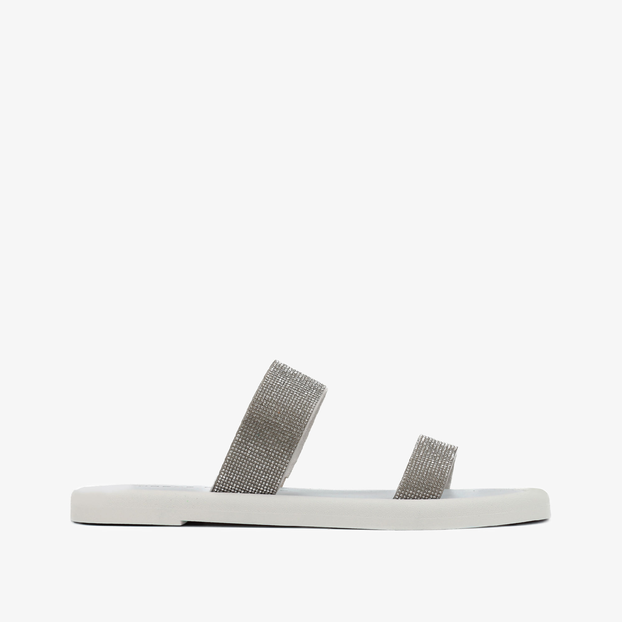 Slide Off White Hotfix Camurça