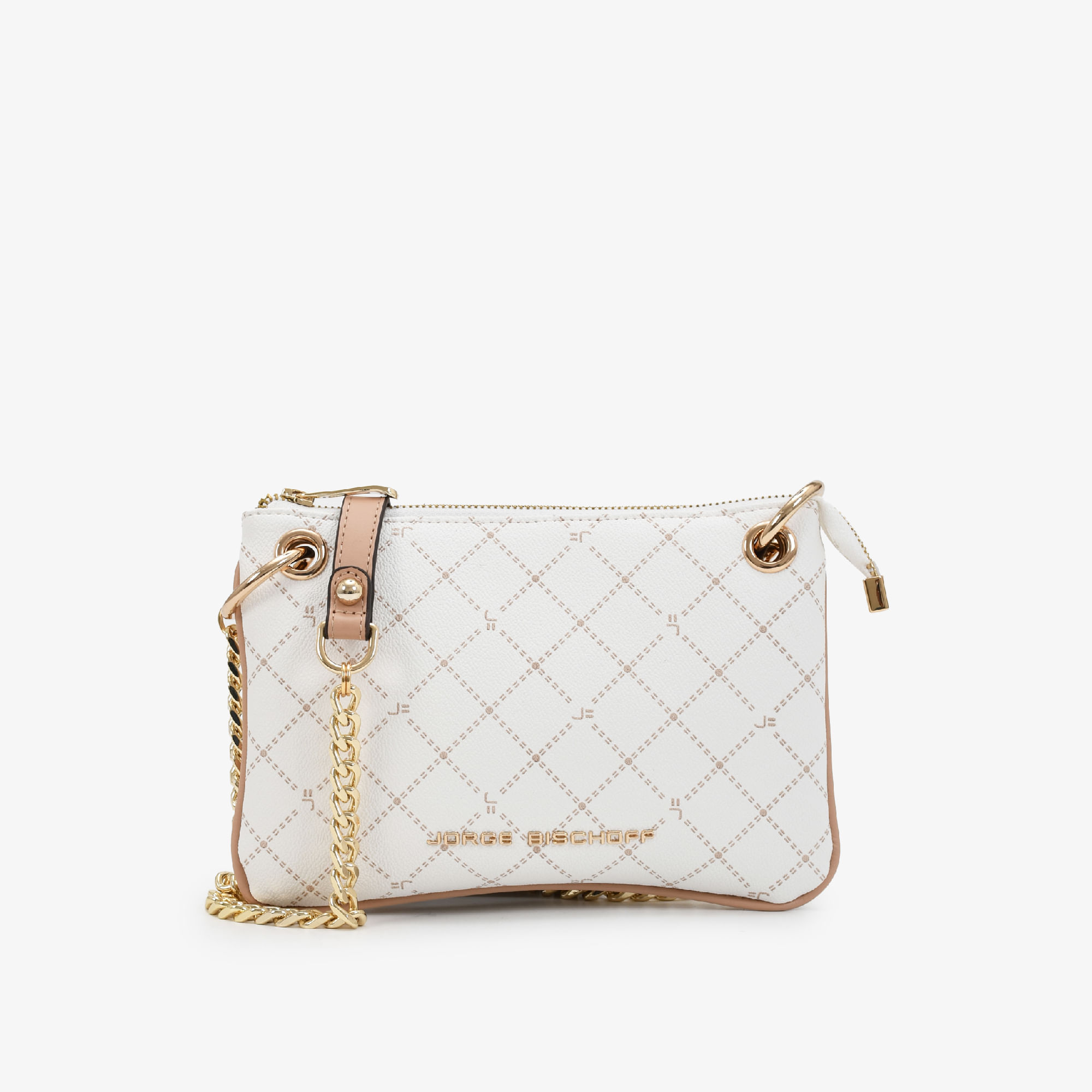Bolsa Transversal Off White Monograma Jb