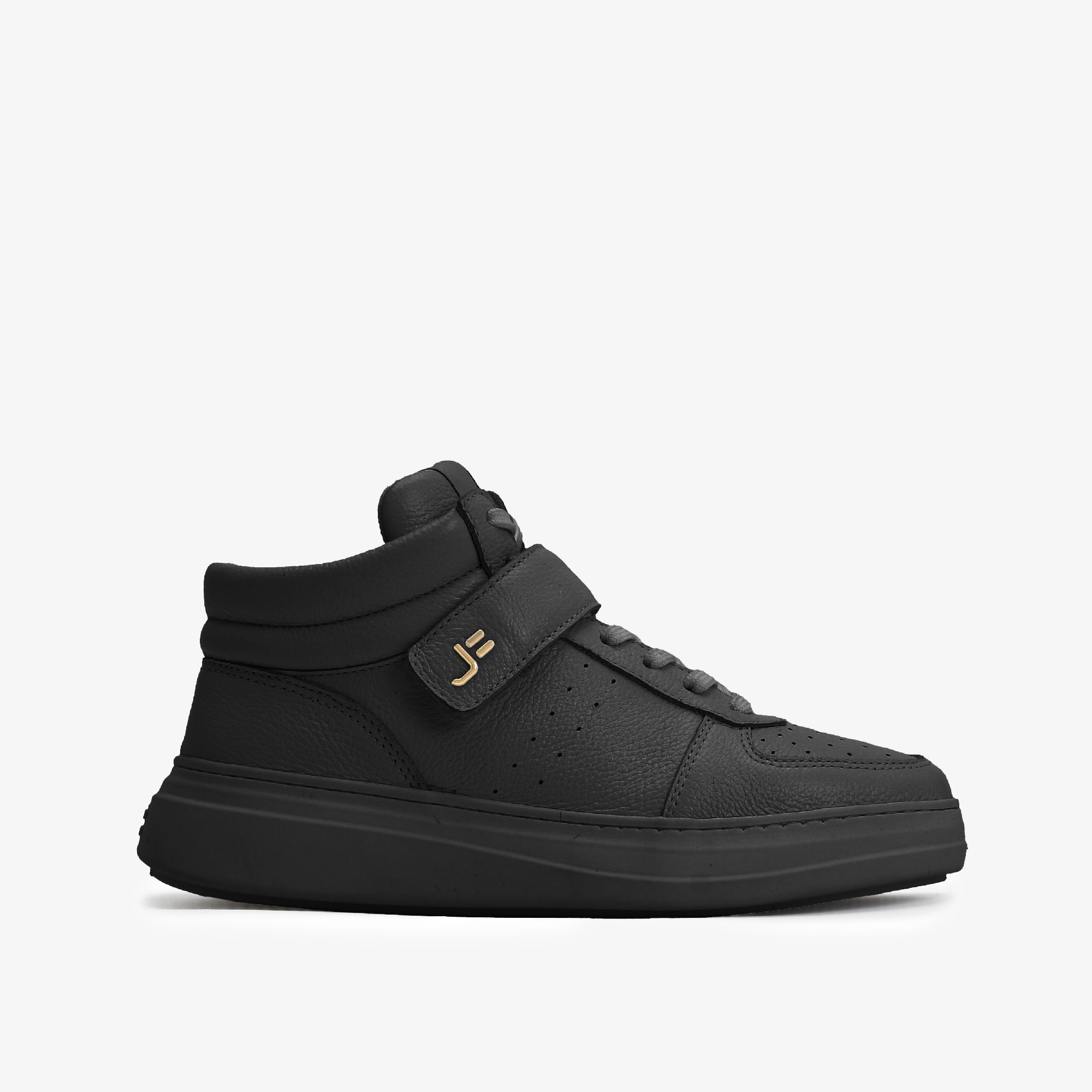 Tênis Preto Couro