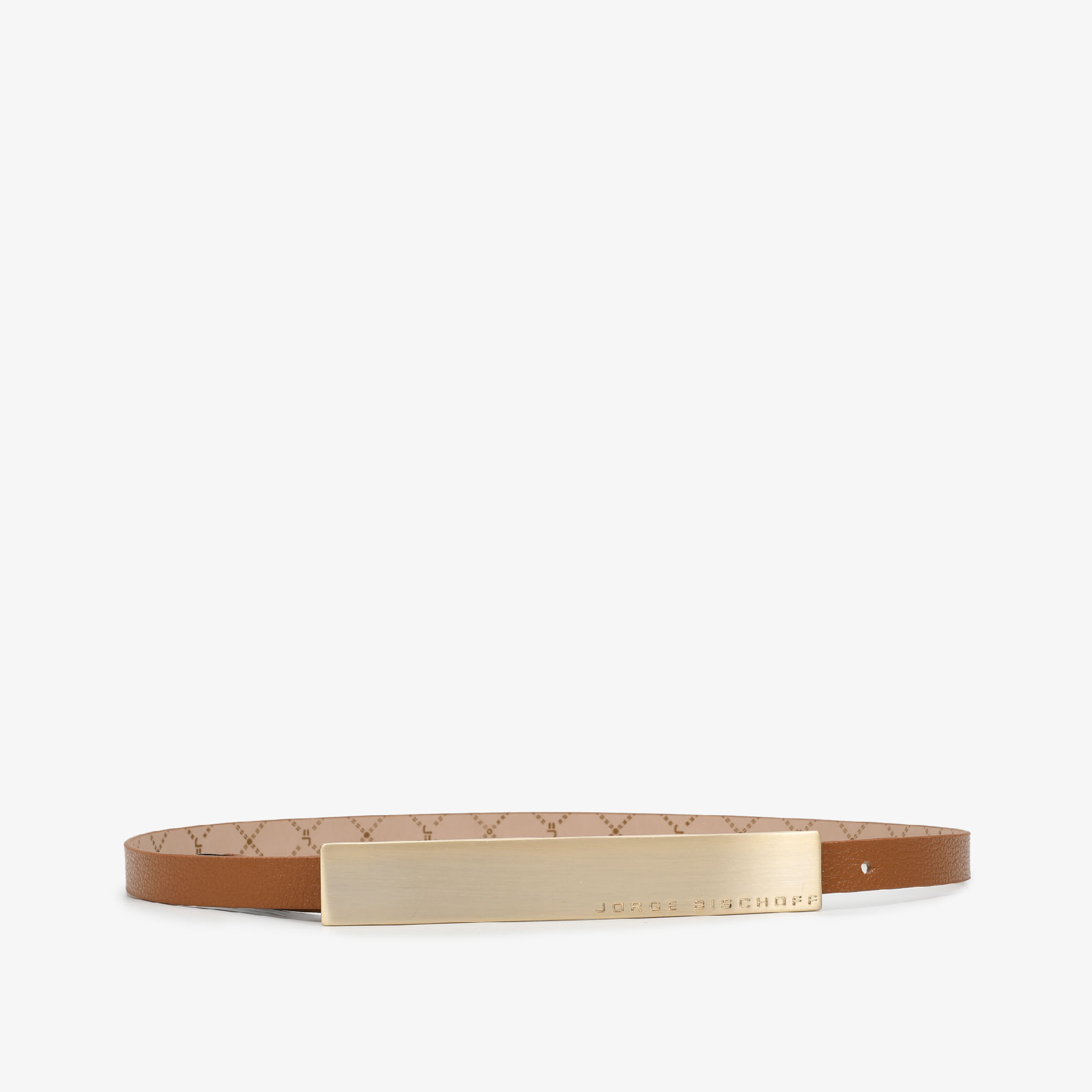 Cinto Caramelo Licor Couro