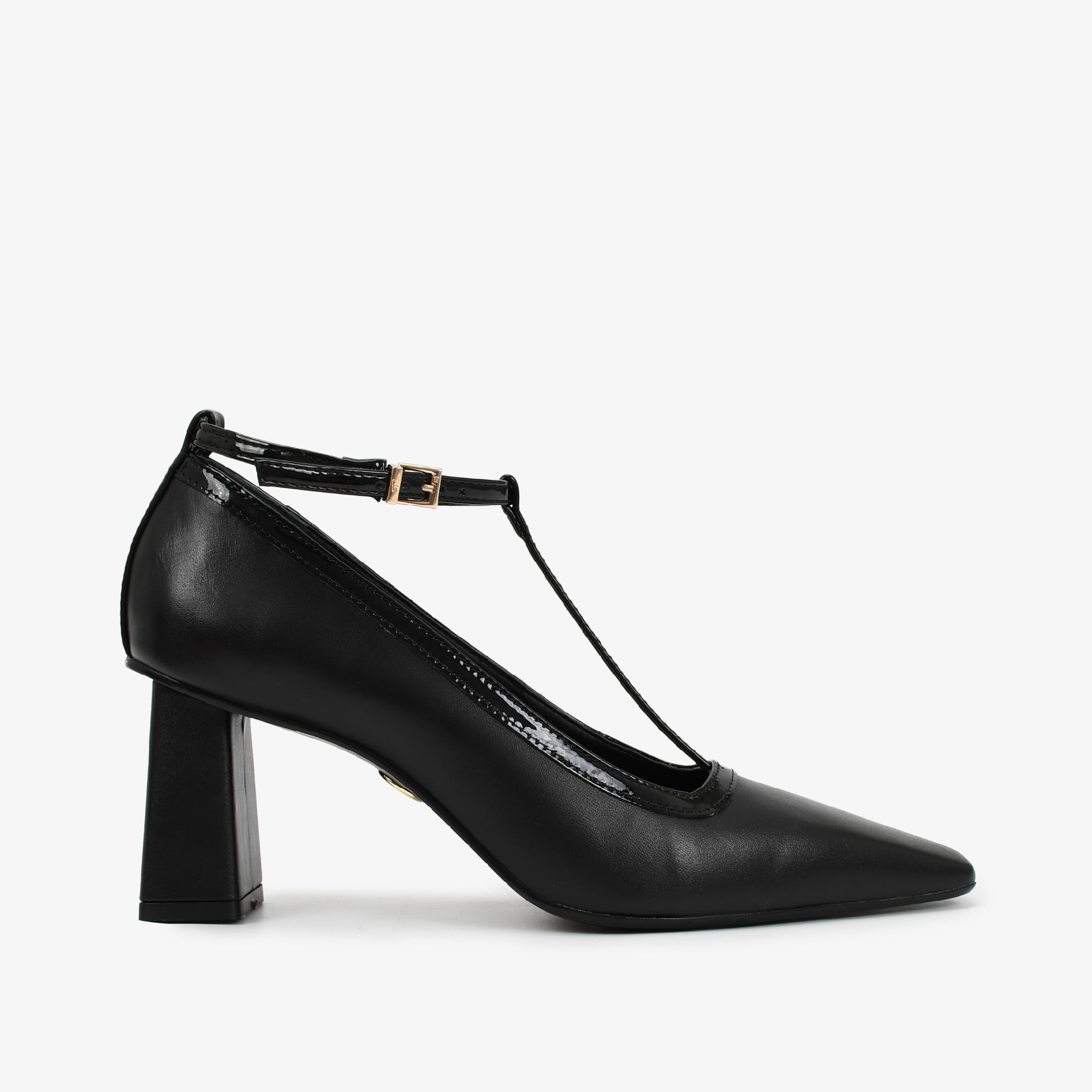 Scarpin Preto Couro