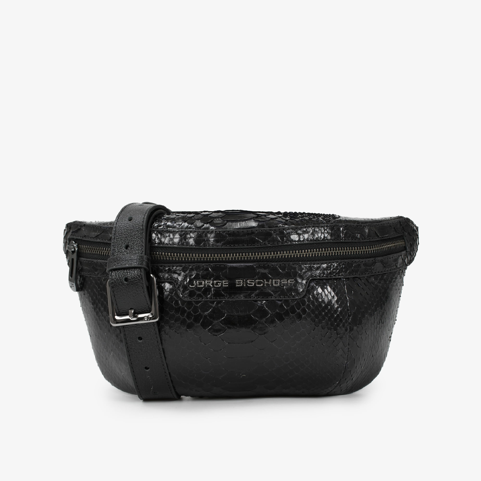 Bolsa Belt Bag Preto Cobra Python