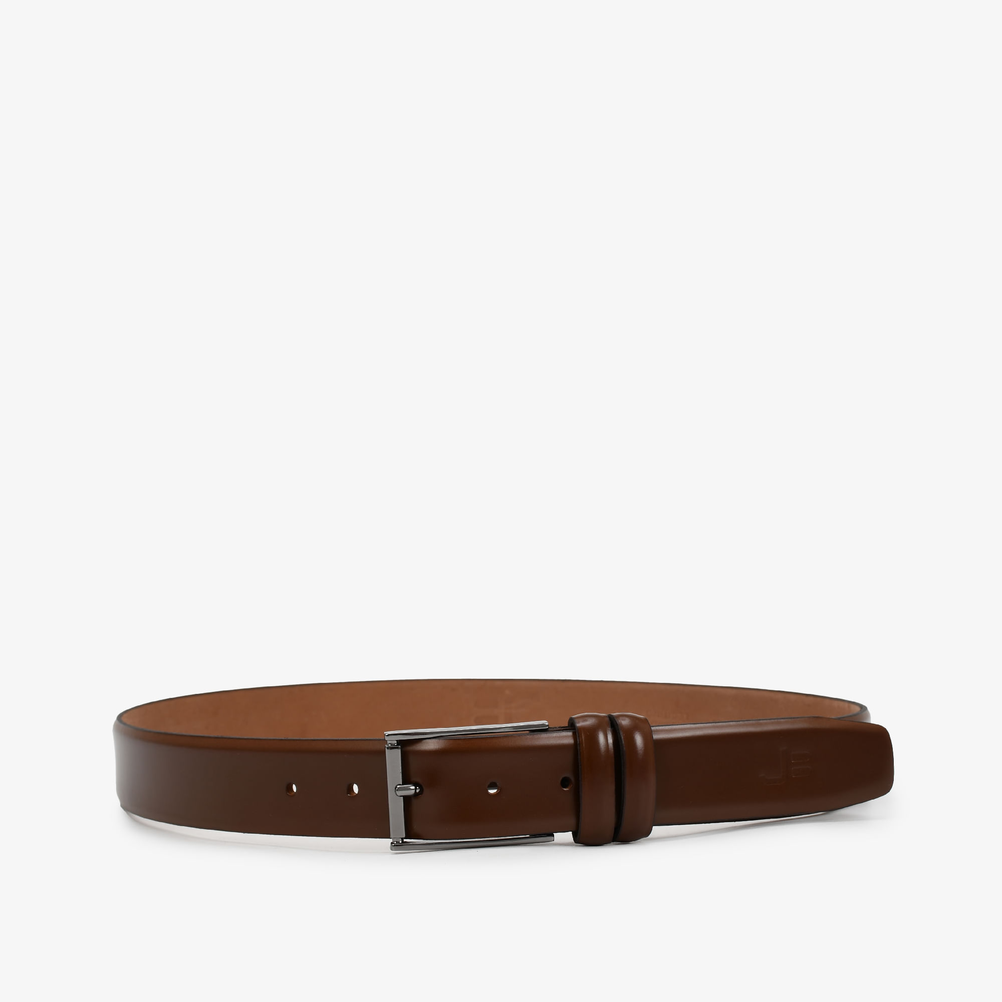 Cinto Masculino Caramelo Couro  Fivela