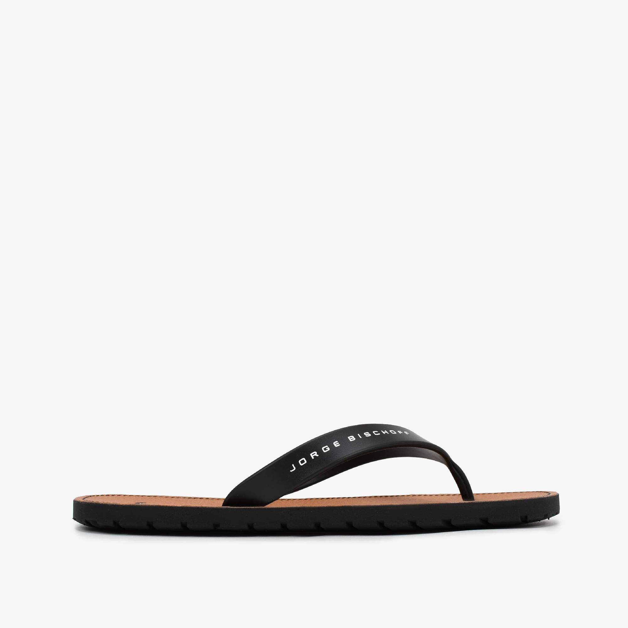 Flat Masculina Preto Marrom Jb