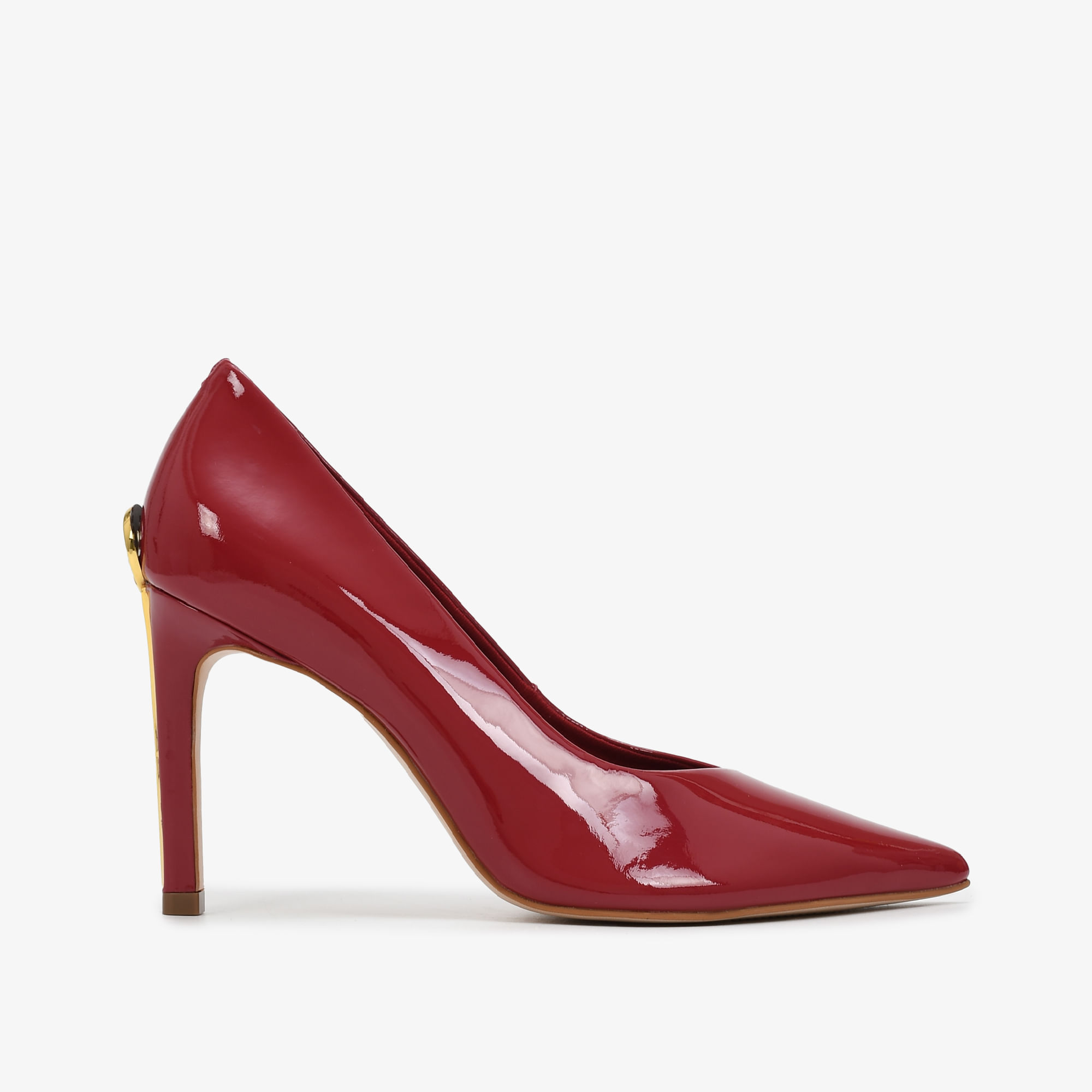 Scarpin Mandala JB Vermelho Couro