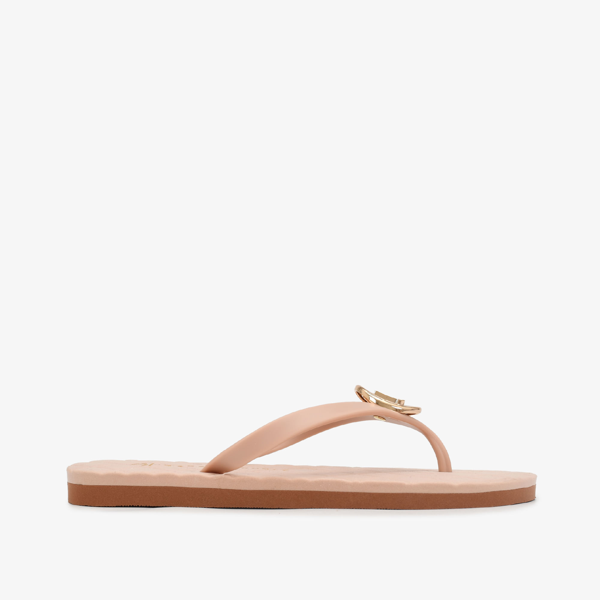 Chinelo Flat Nude Jb