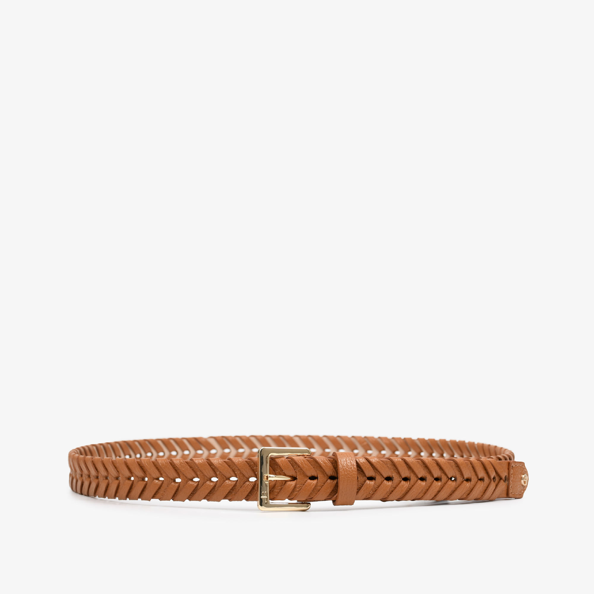 Cinto Feminino Marrom Caramelo Couro