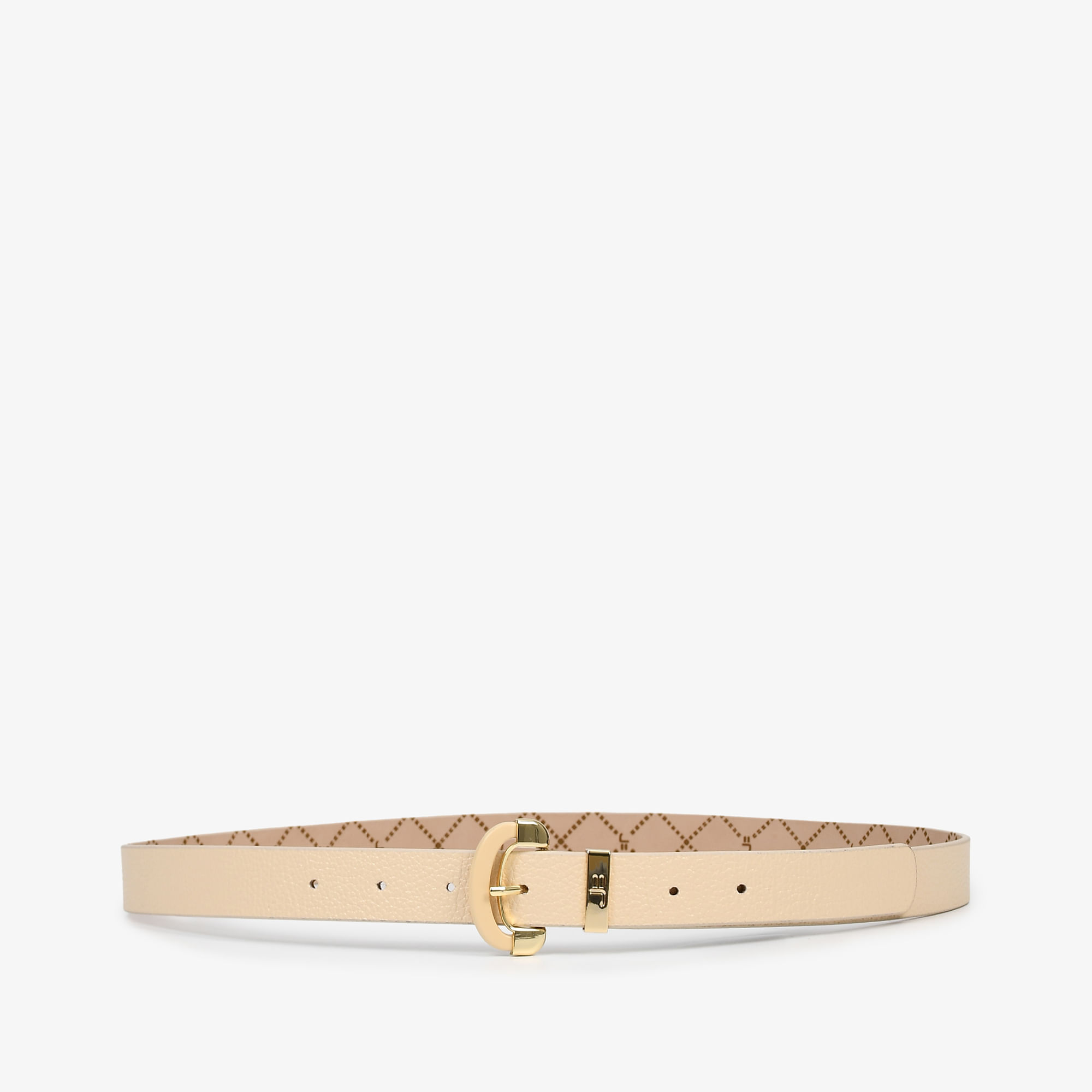 Cinto Feminino Amarelo Butter Couro