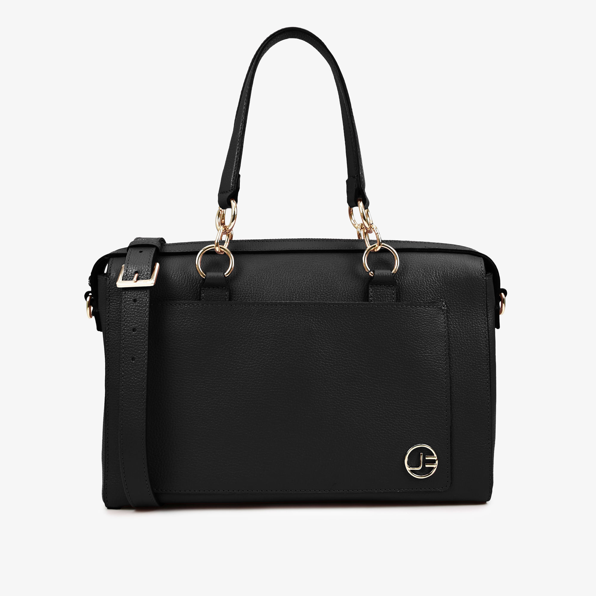 Bolsa Tote Preto Couro