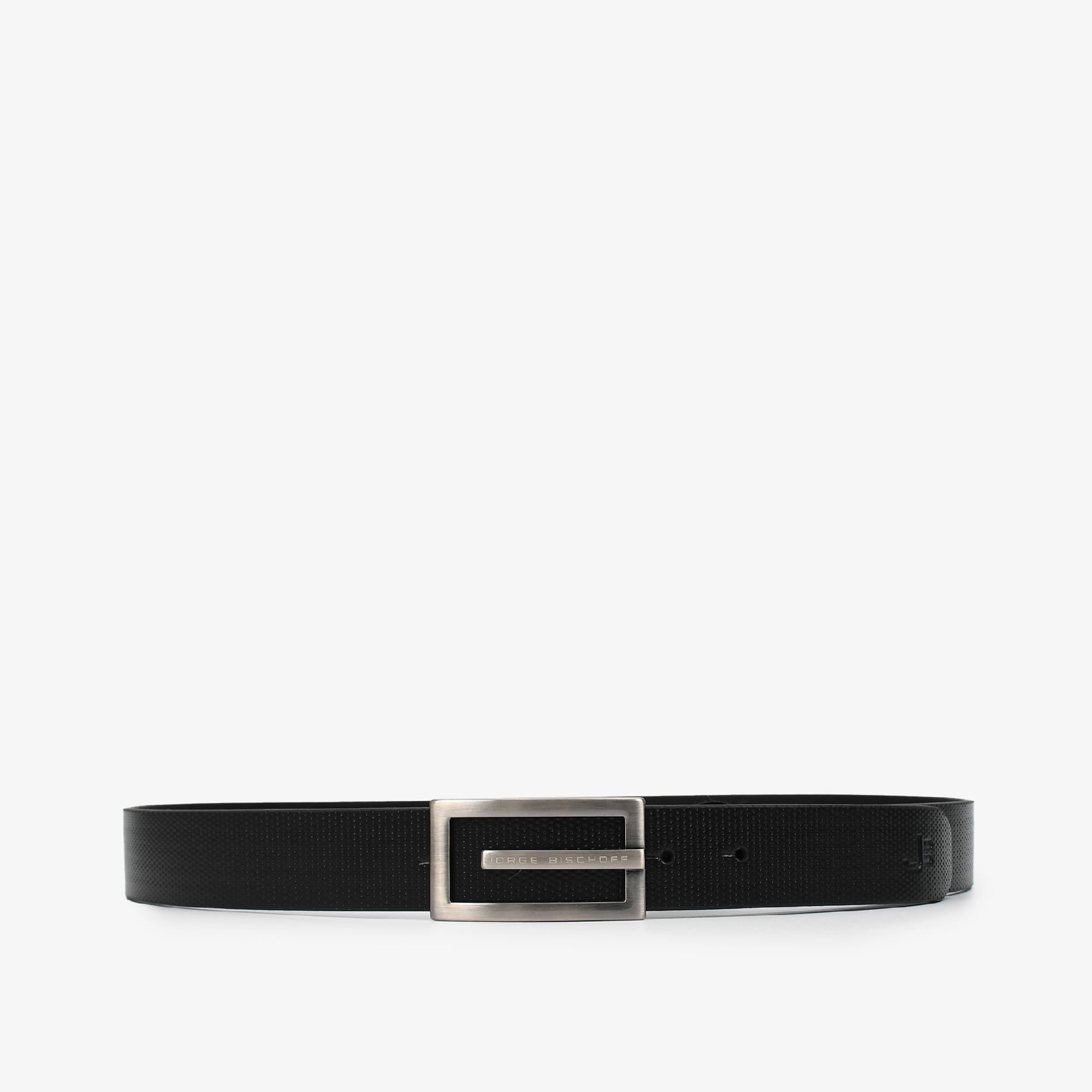 Cinto Masculino Preto Grafite Couro