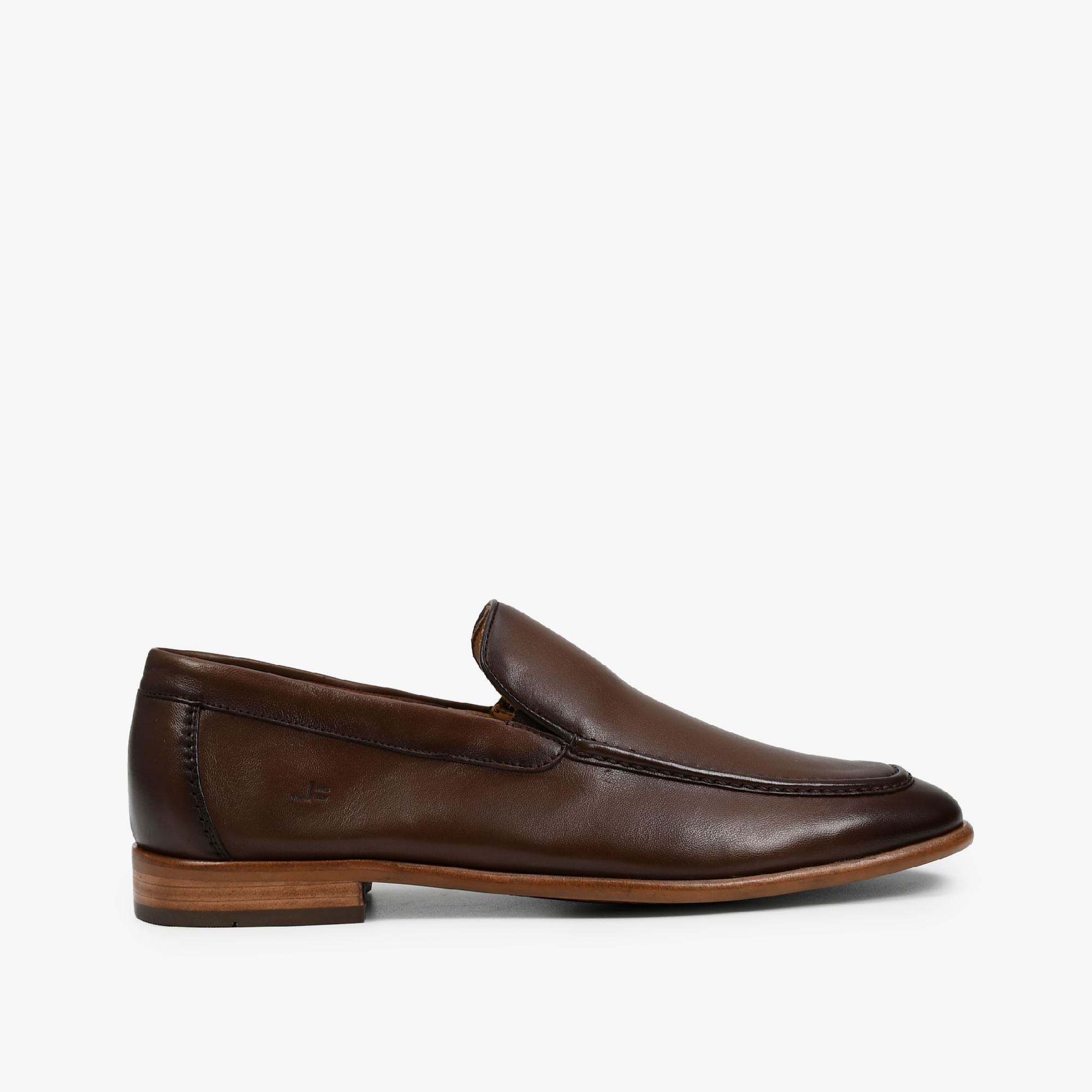 Loafer Masculino Marrom Castanho Couro