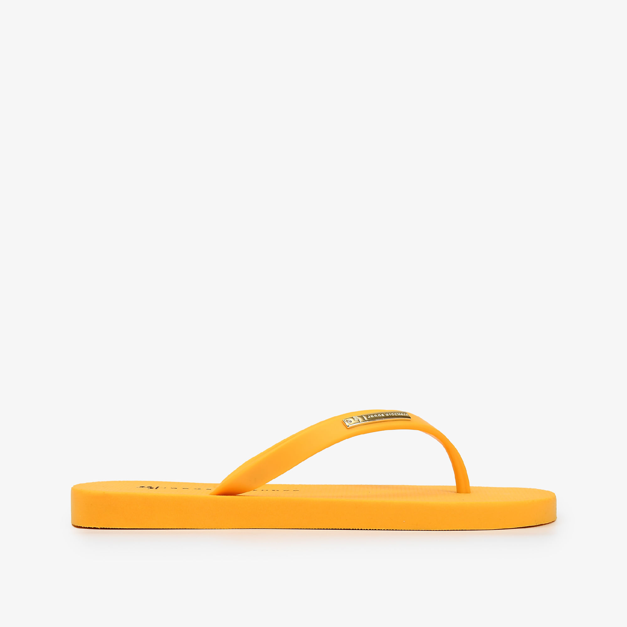 Chinelo Flat Amarelo Jb