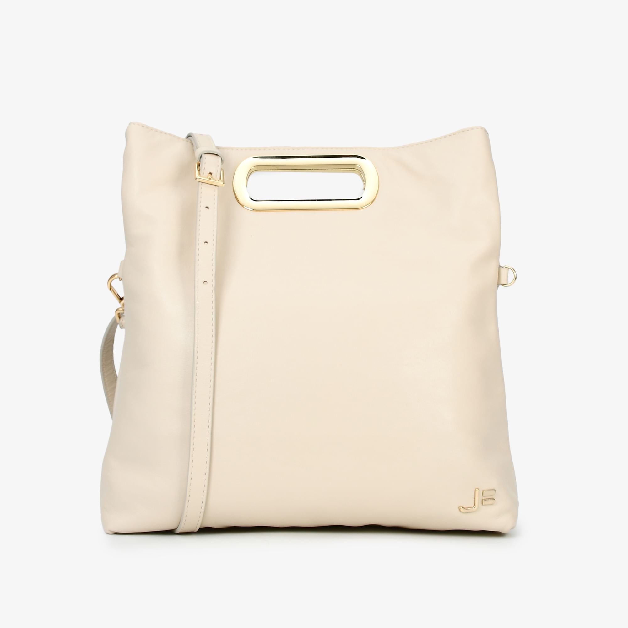 Bolsa Clutch Off White Brulée Couro