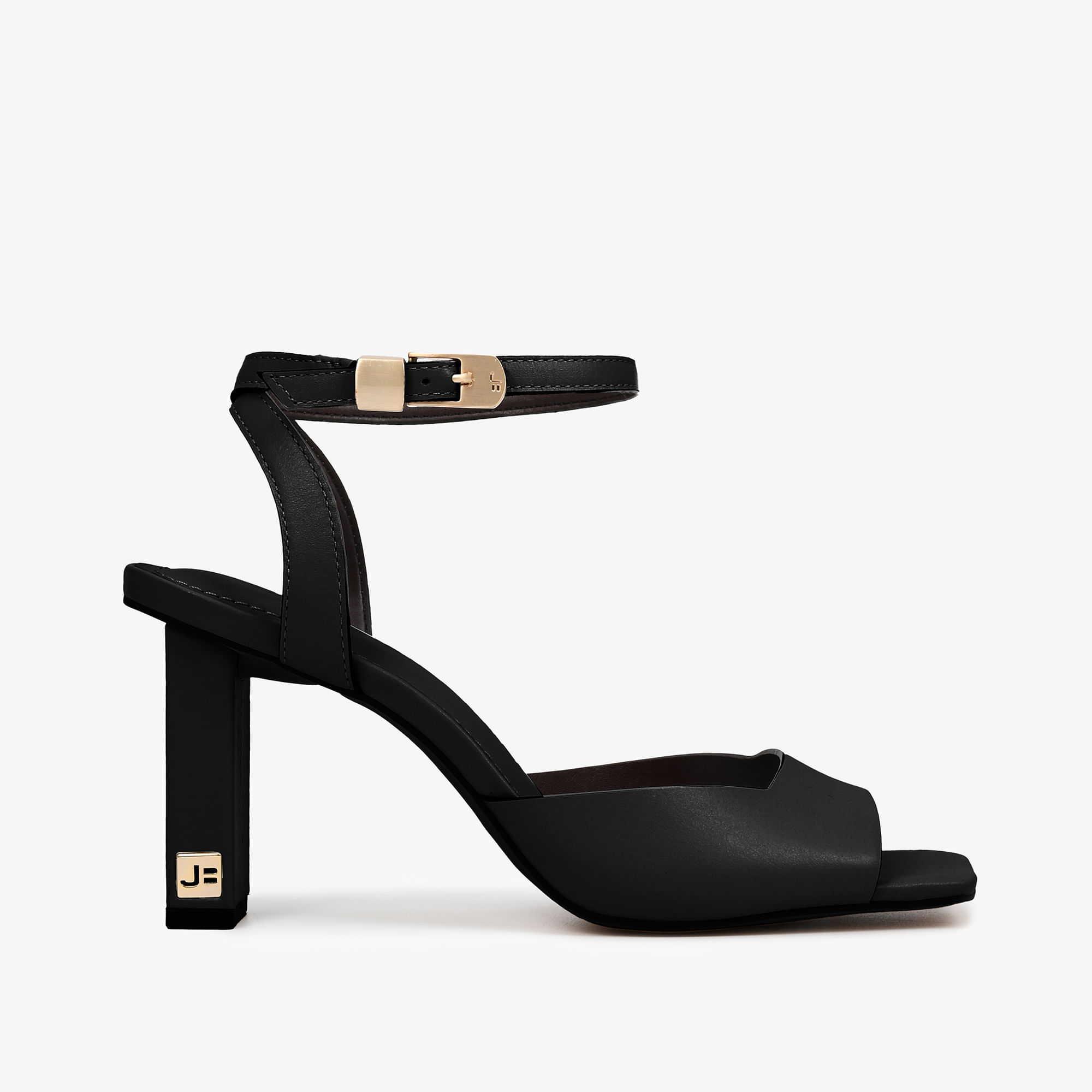 Sandália Preto Couro
