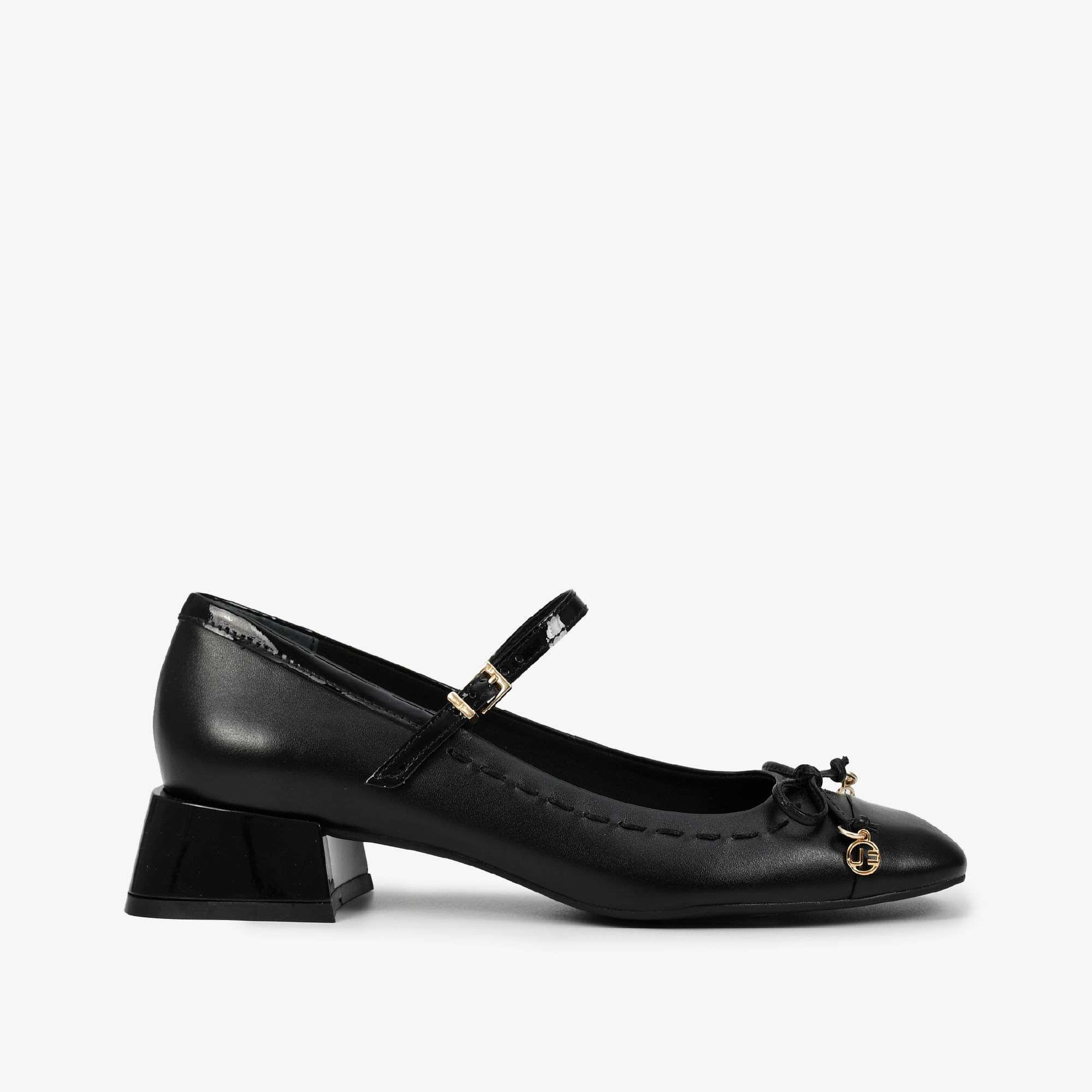Scarpin Preto Couro