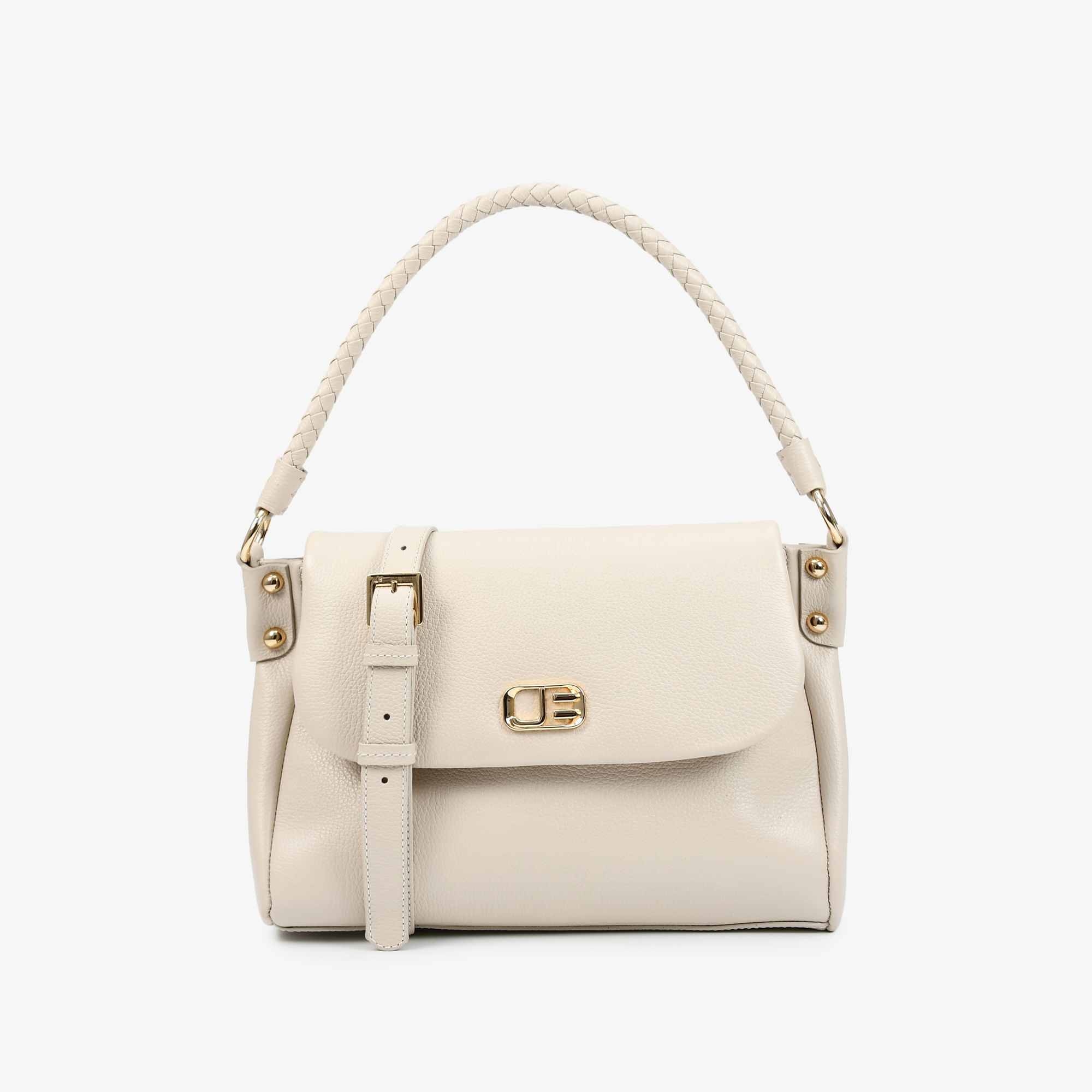Bolsa Transversal Off White Brulée Couro