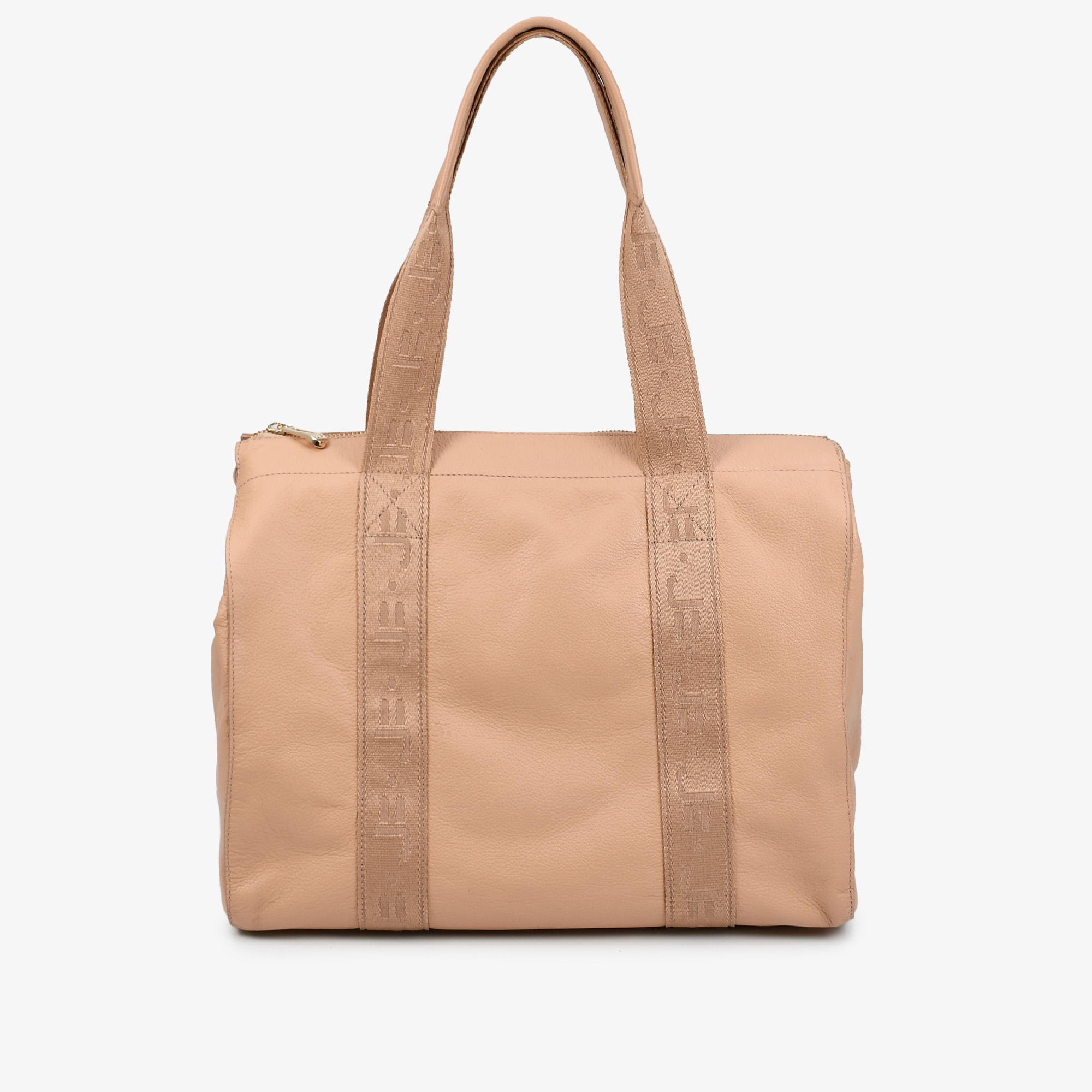 Bolsa Shopping Nude Couro