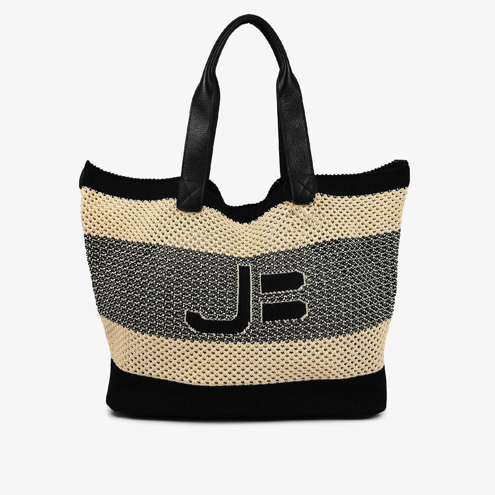 Bolsa Shopping Tecido Preto
