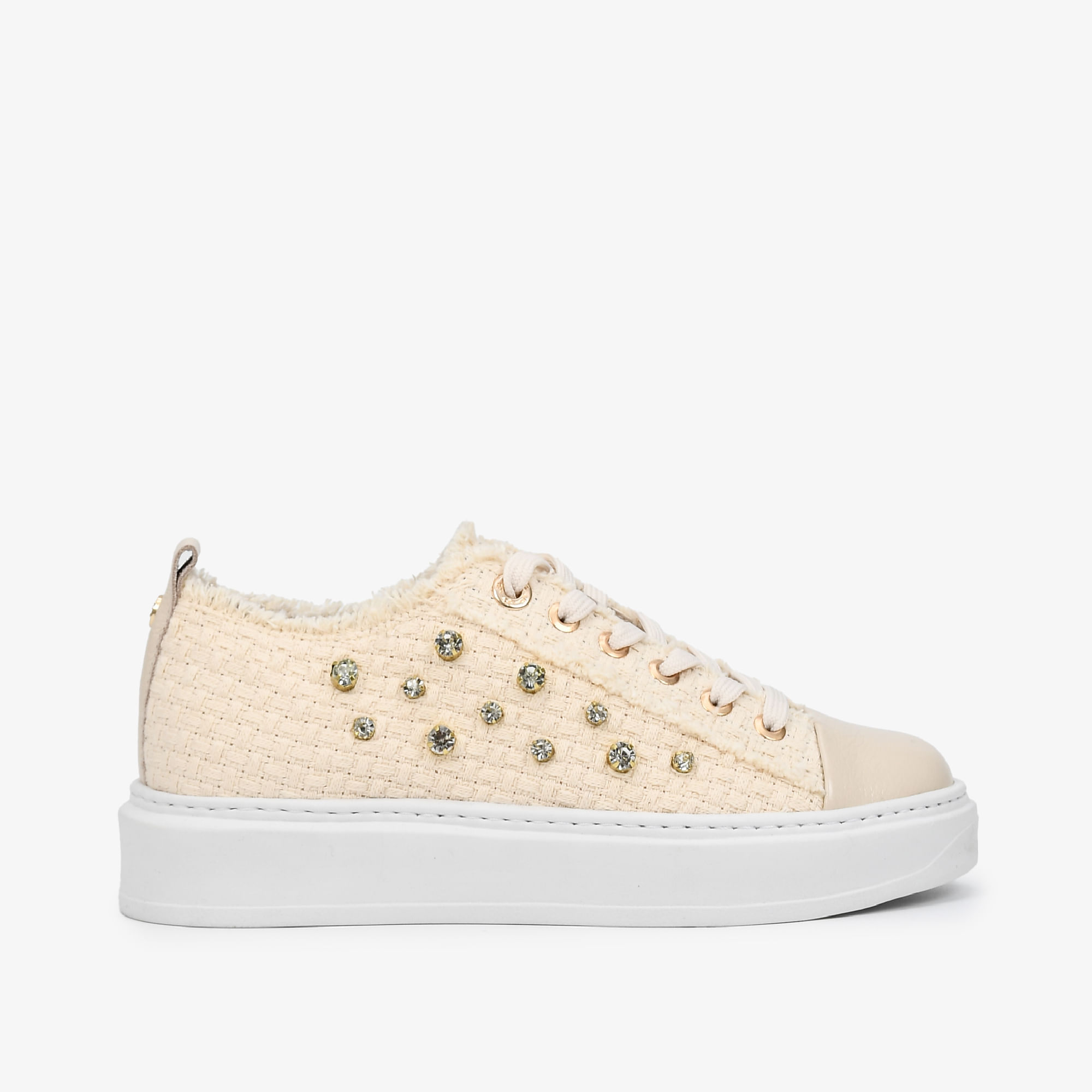 Tênis Tecido Off White Bruleé