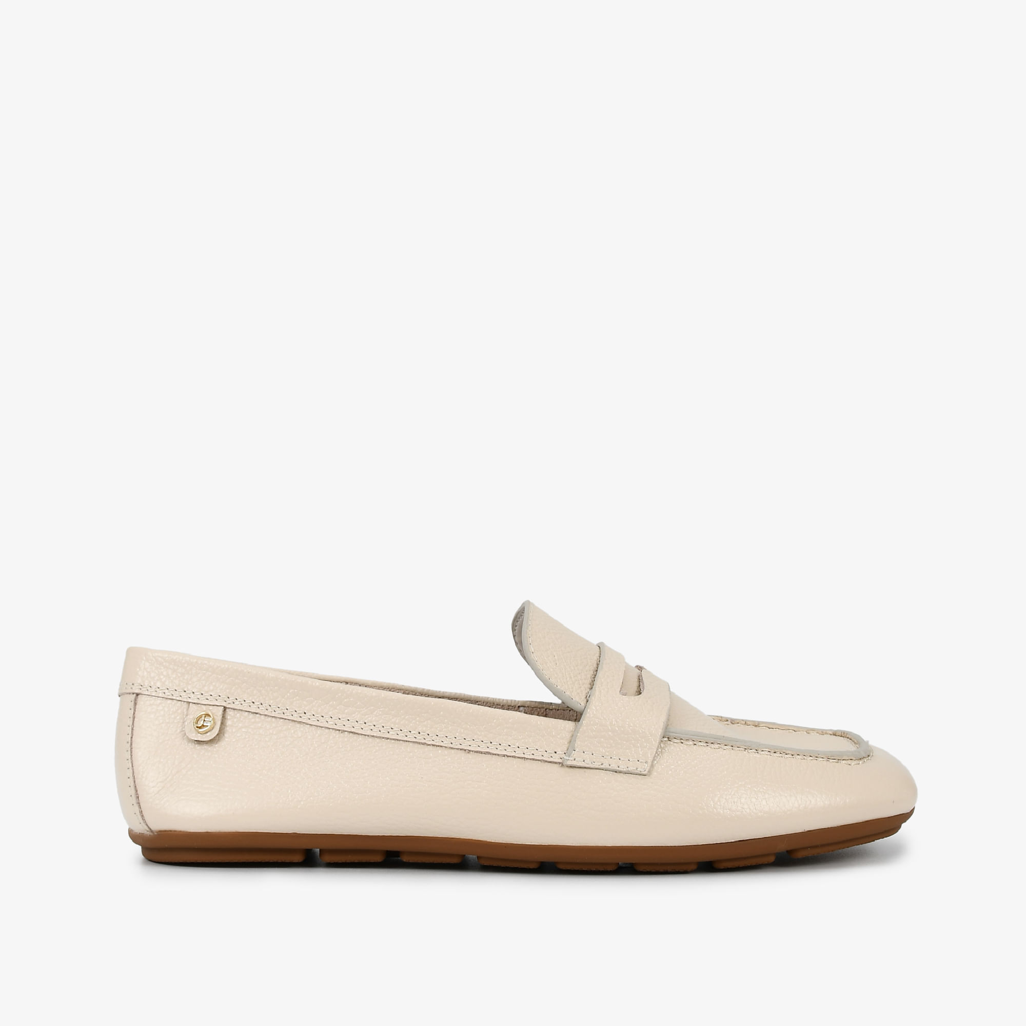 Loafer Off White Bruleé Couro