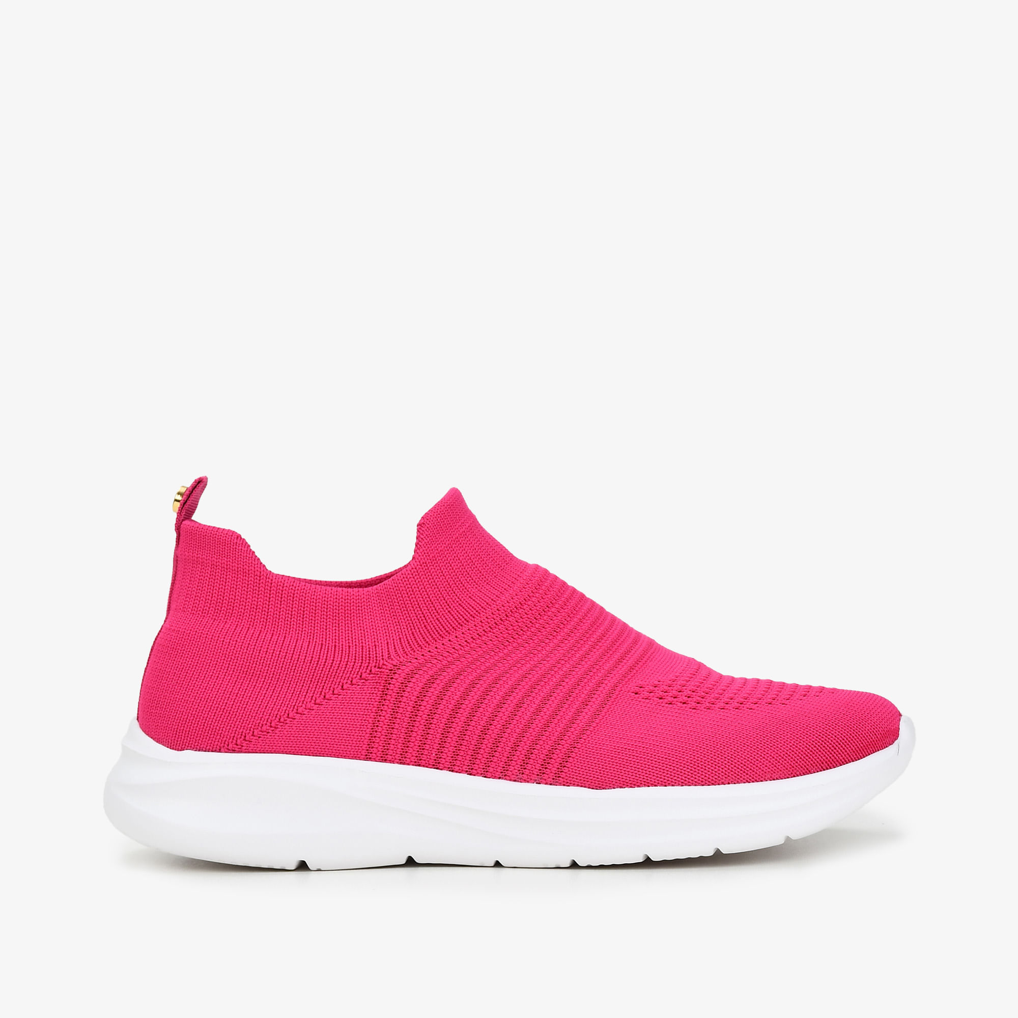 Tênis Slip On Rosa Pink Knit