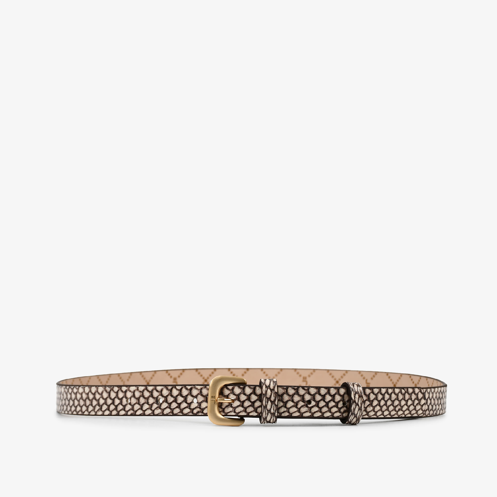 Cinto Marrom Terroir Snake Couro