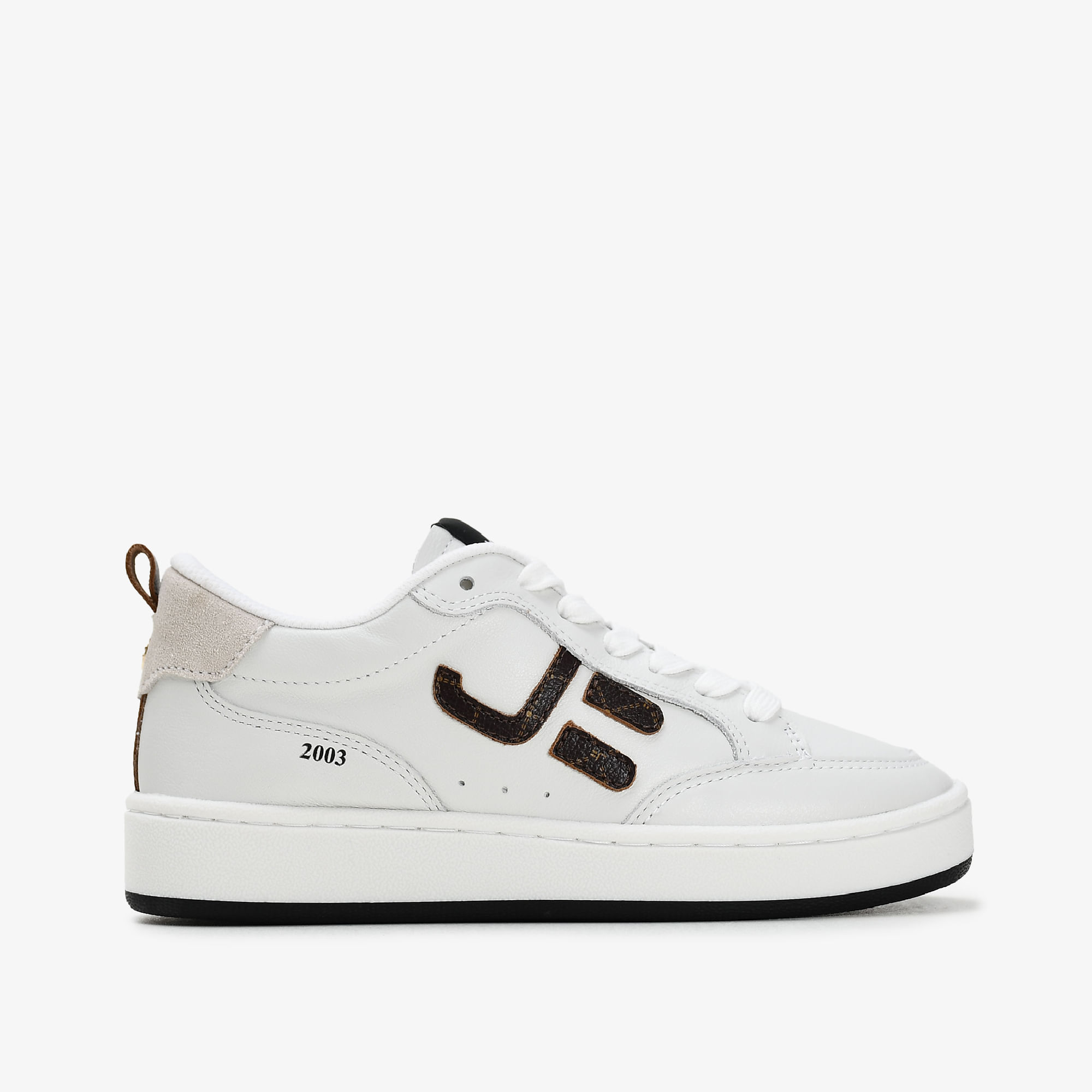 Tênis Branco Monograma Jb Couro