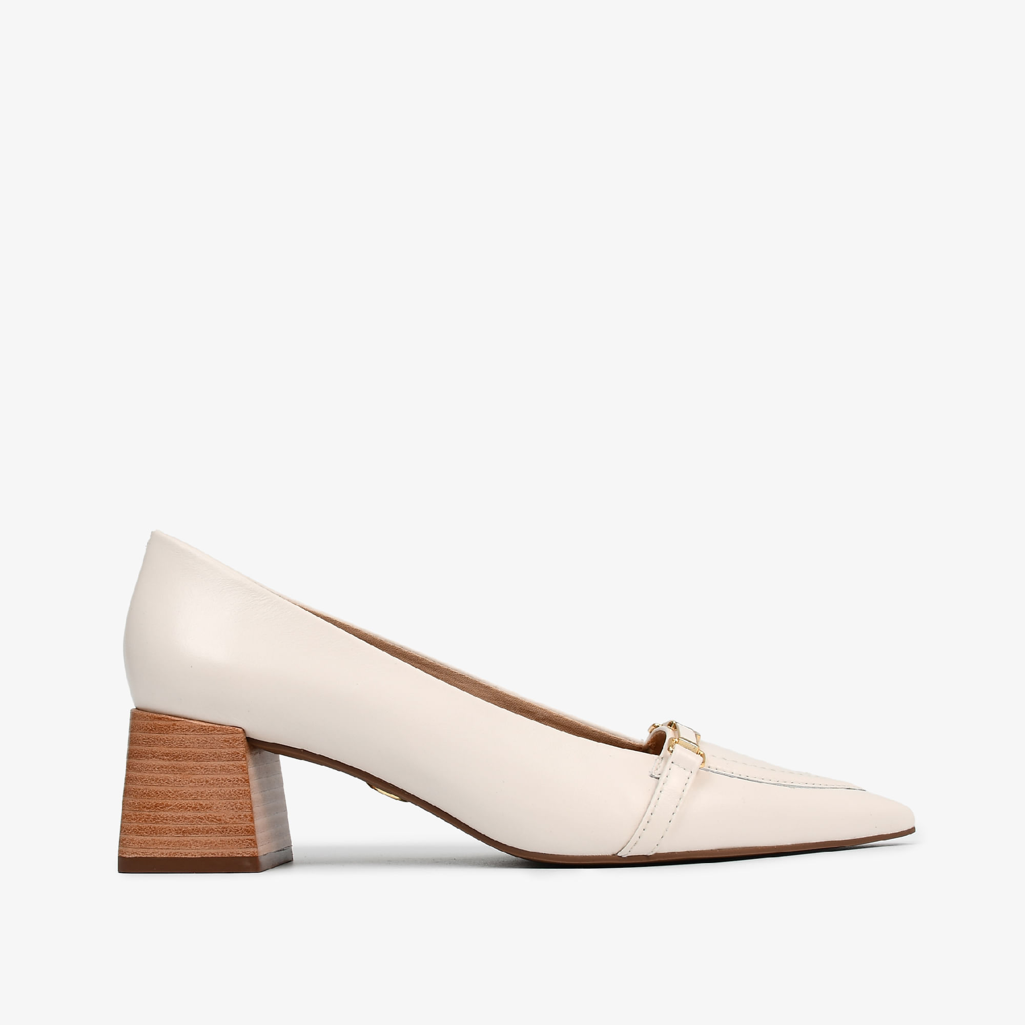 Scarpin Off White Cordilheira Couro