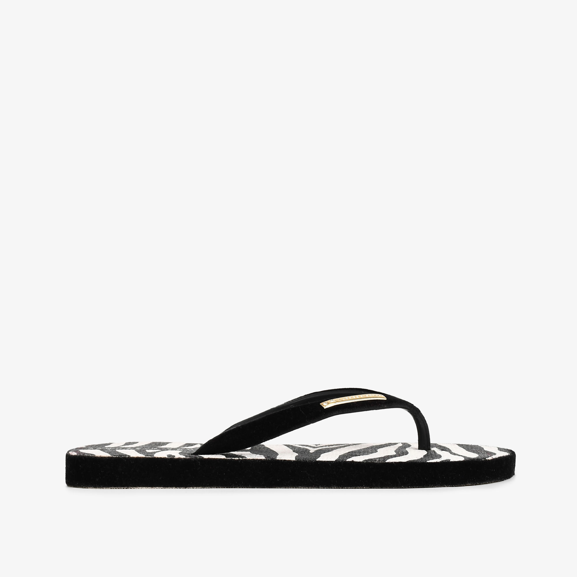 Chinelo Flat Zebra Jb