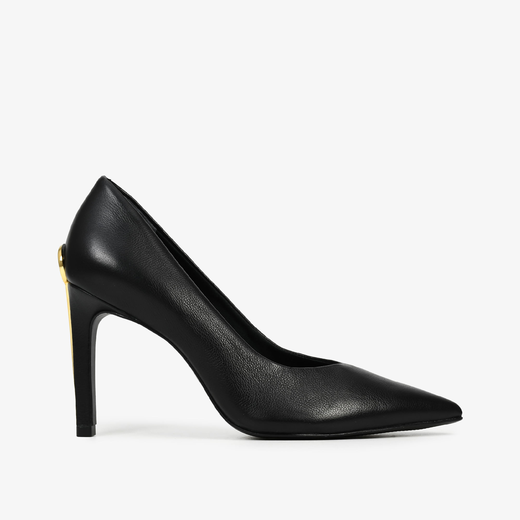Scarpin Mandala JB Preto Couro