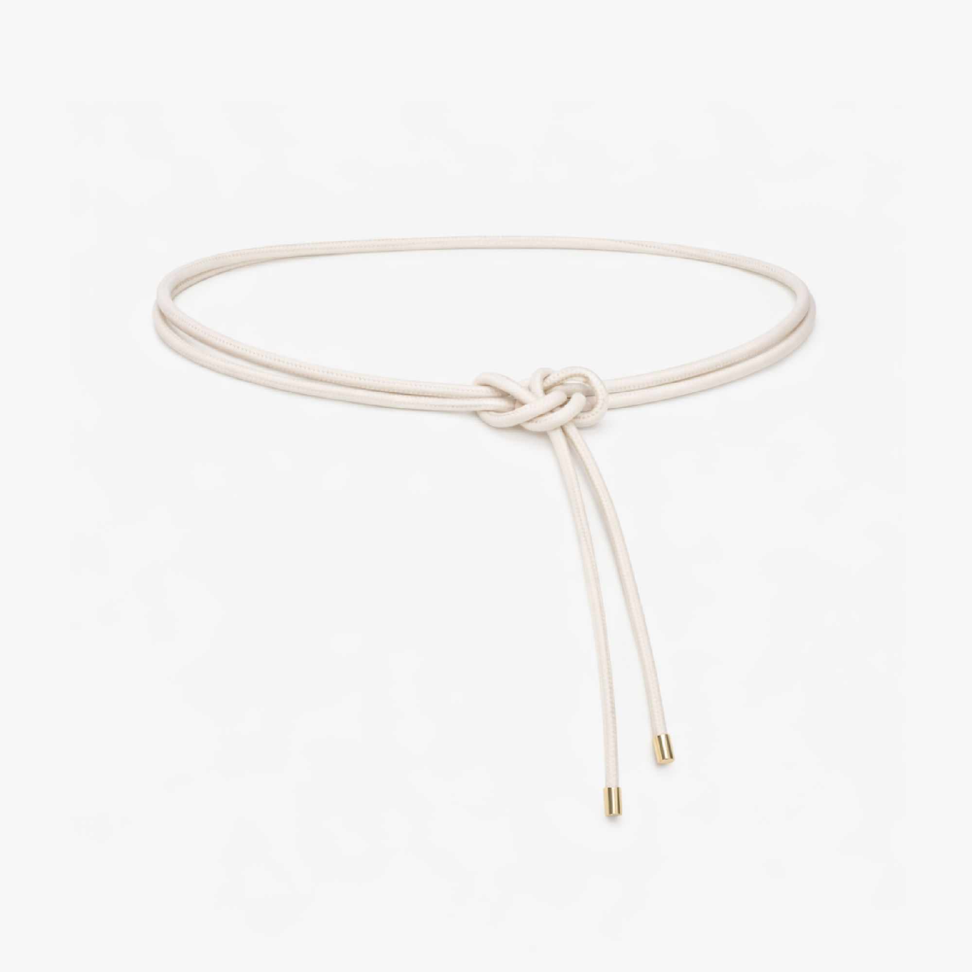 Cinto Off White Cordilheira Couro
