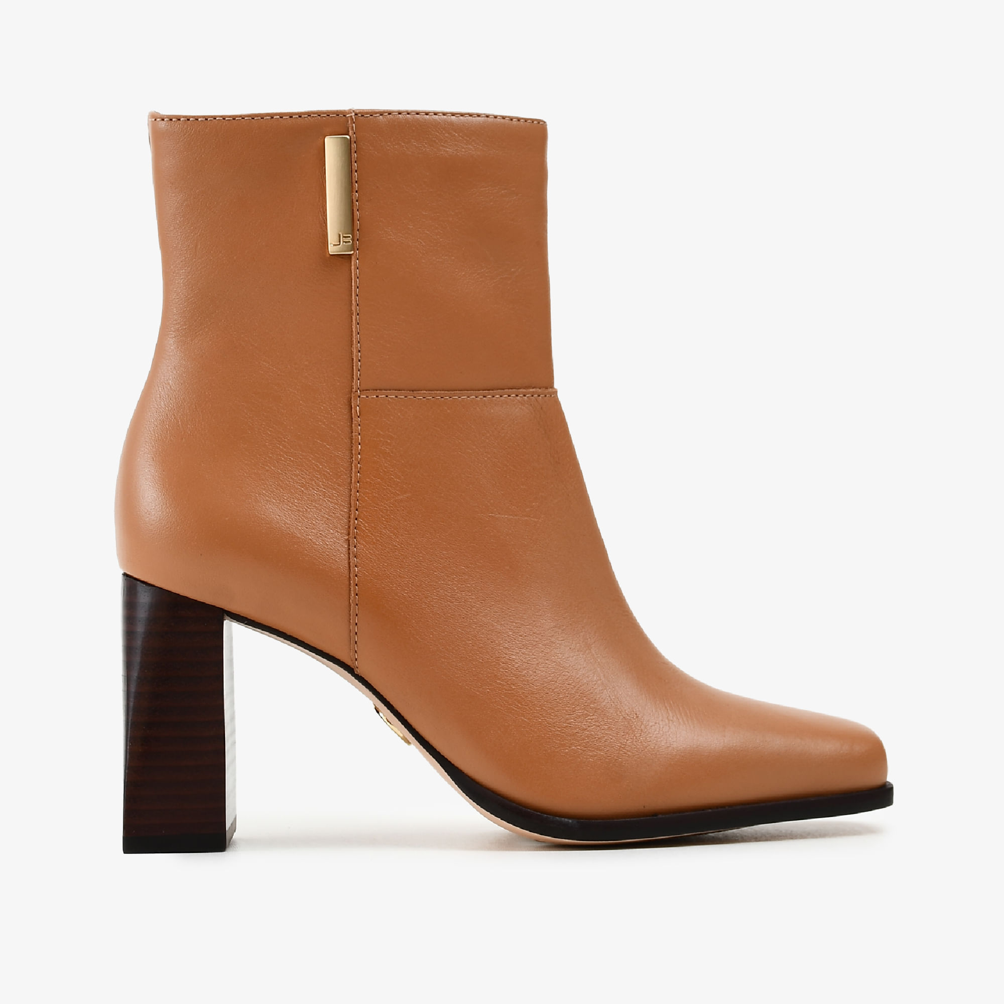 Bota Cano Médio Caramelo Álamo Couro
