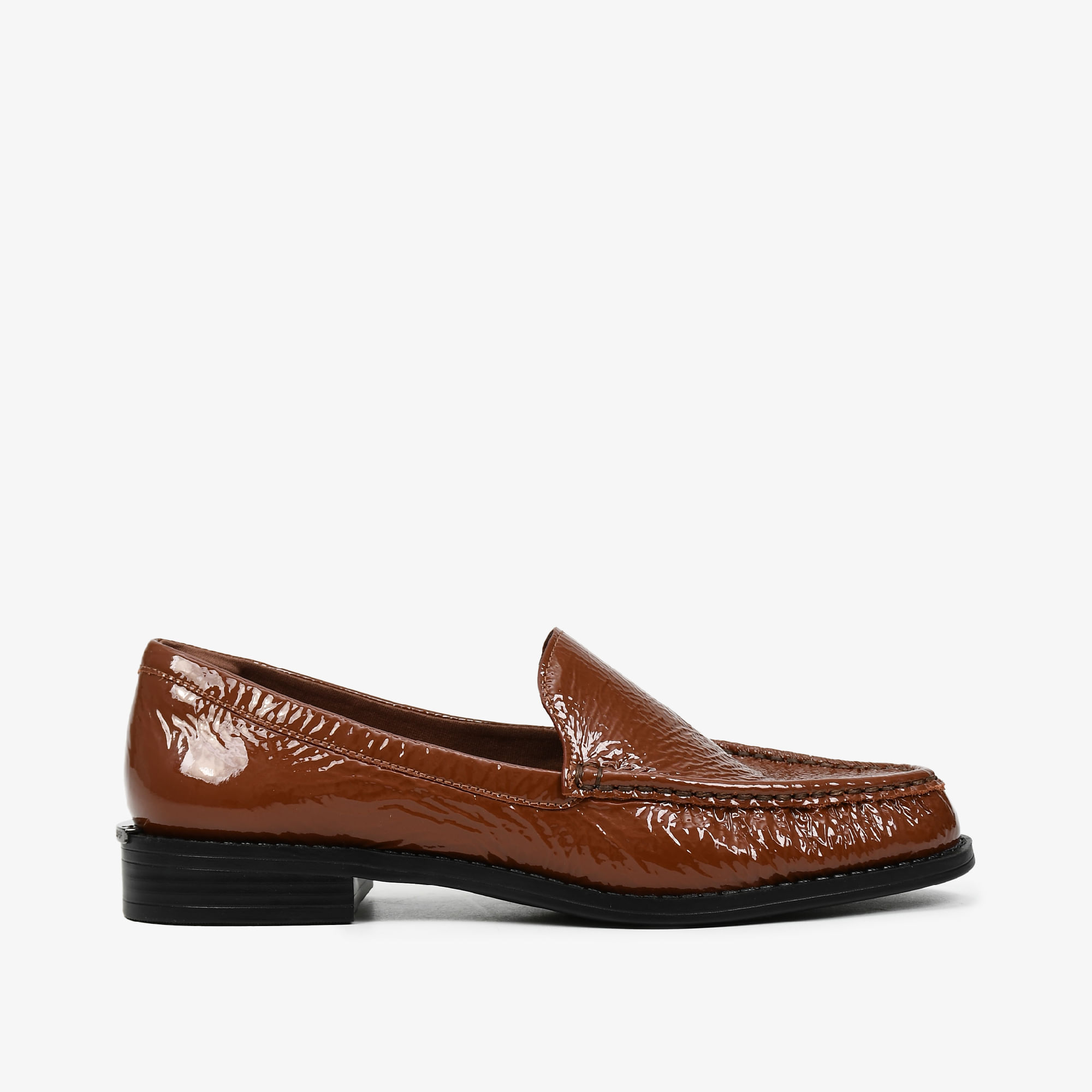 Loafer Marrom Tabaco Couro