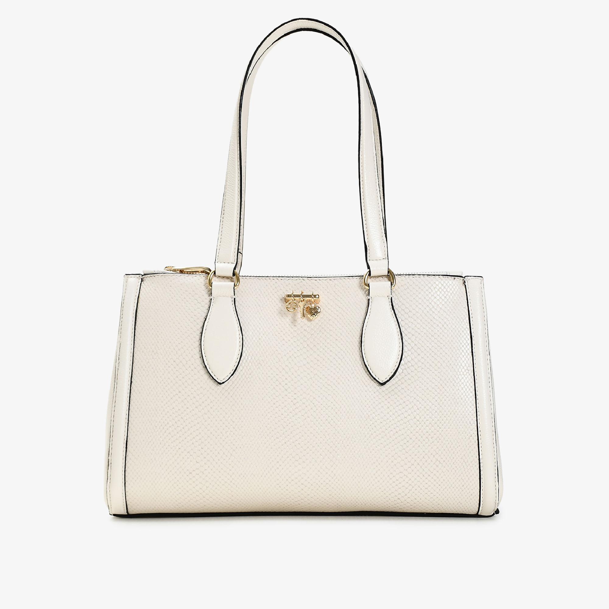 Bolsa De Ombro Off White Cordilheira Couro