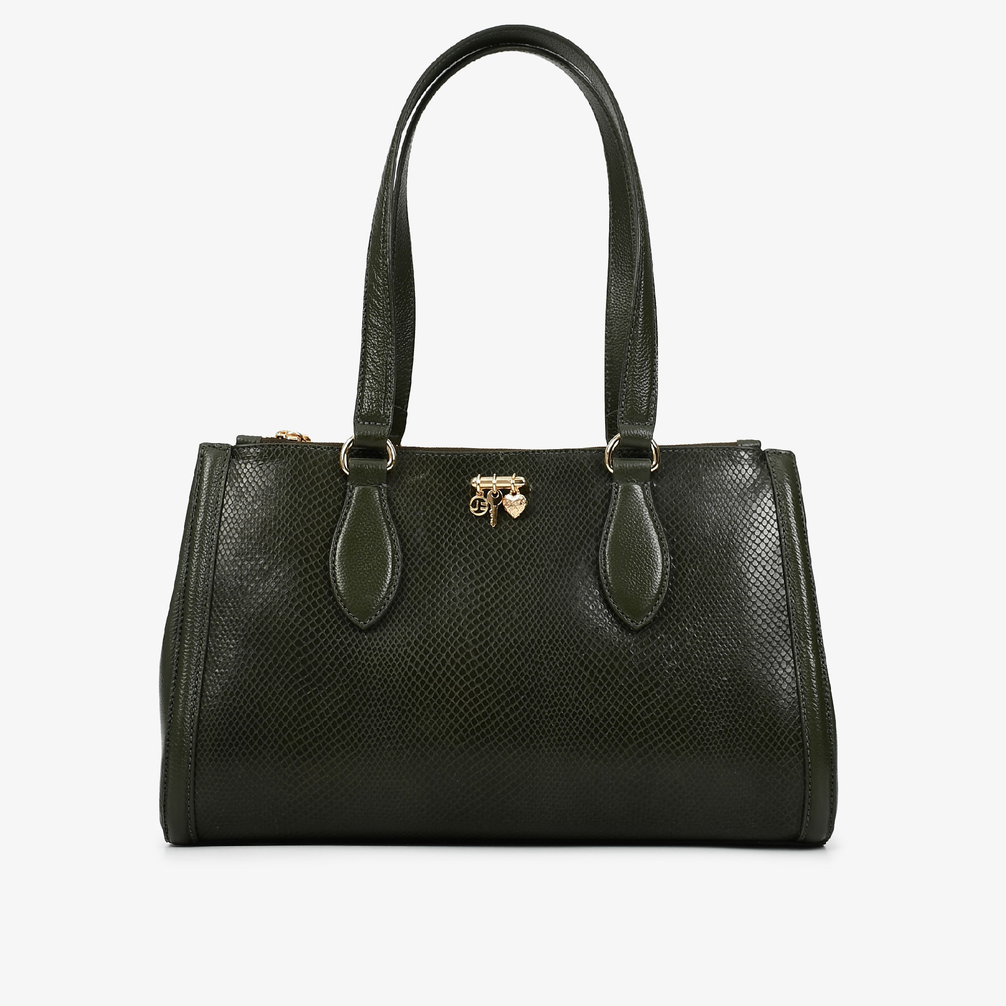 Bolsa De Ombro Verde Videira Couro