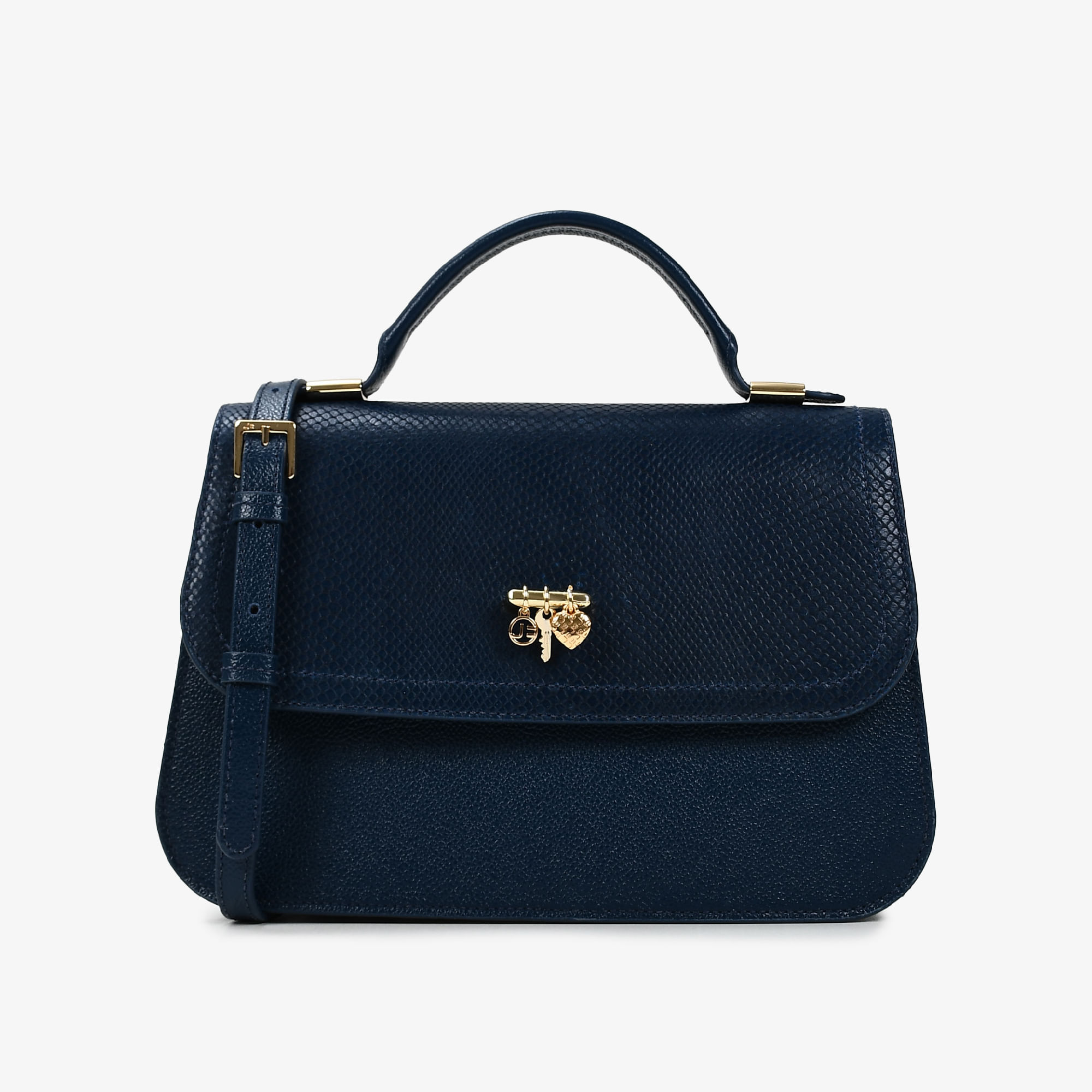 Bolsa Satchel Marinho Uco Couro