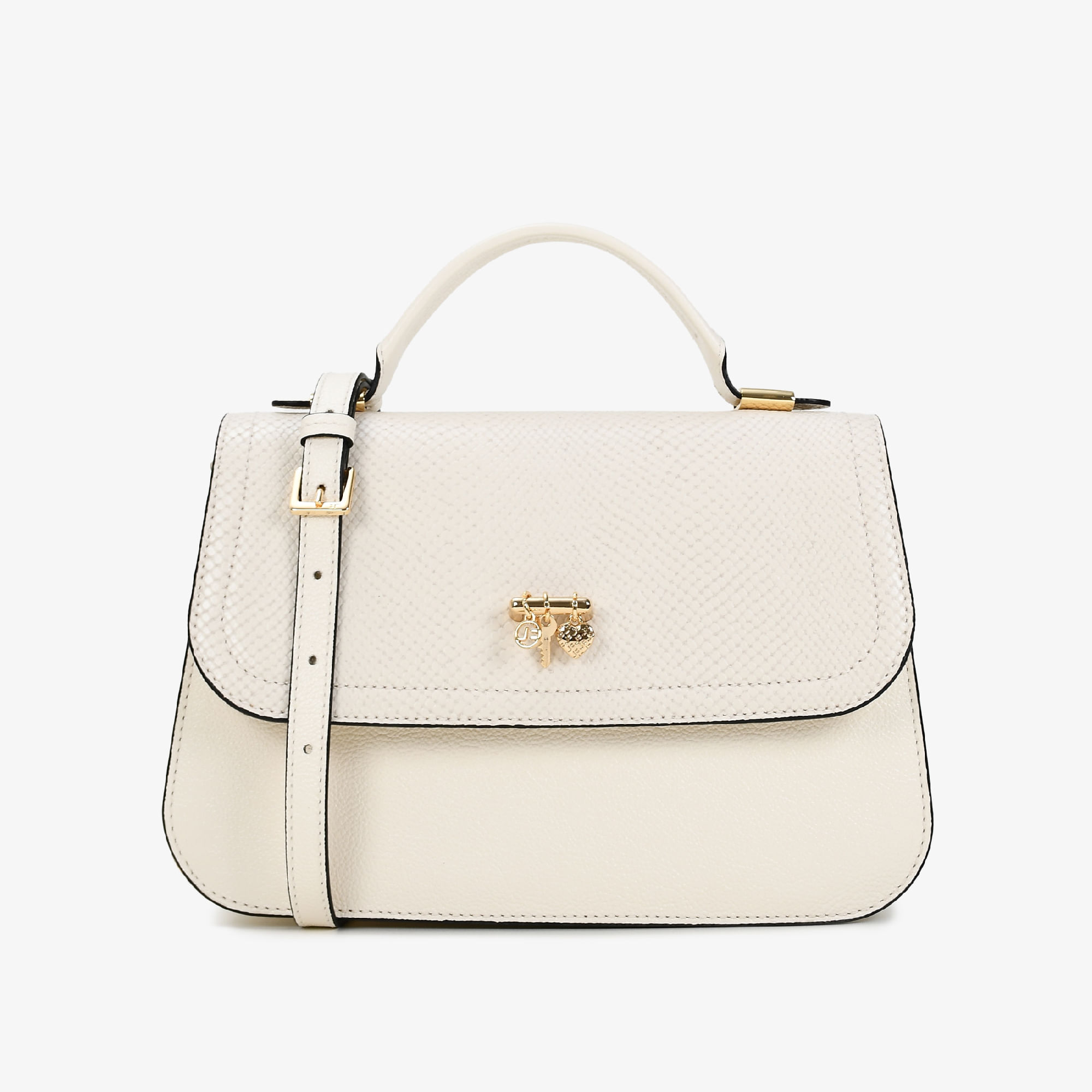 Bolsa Satchel Off White Cordilheira Couro