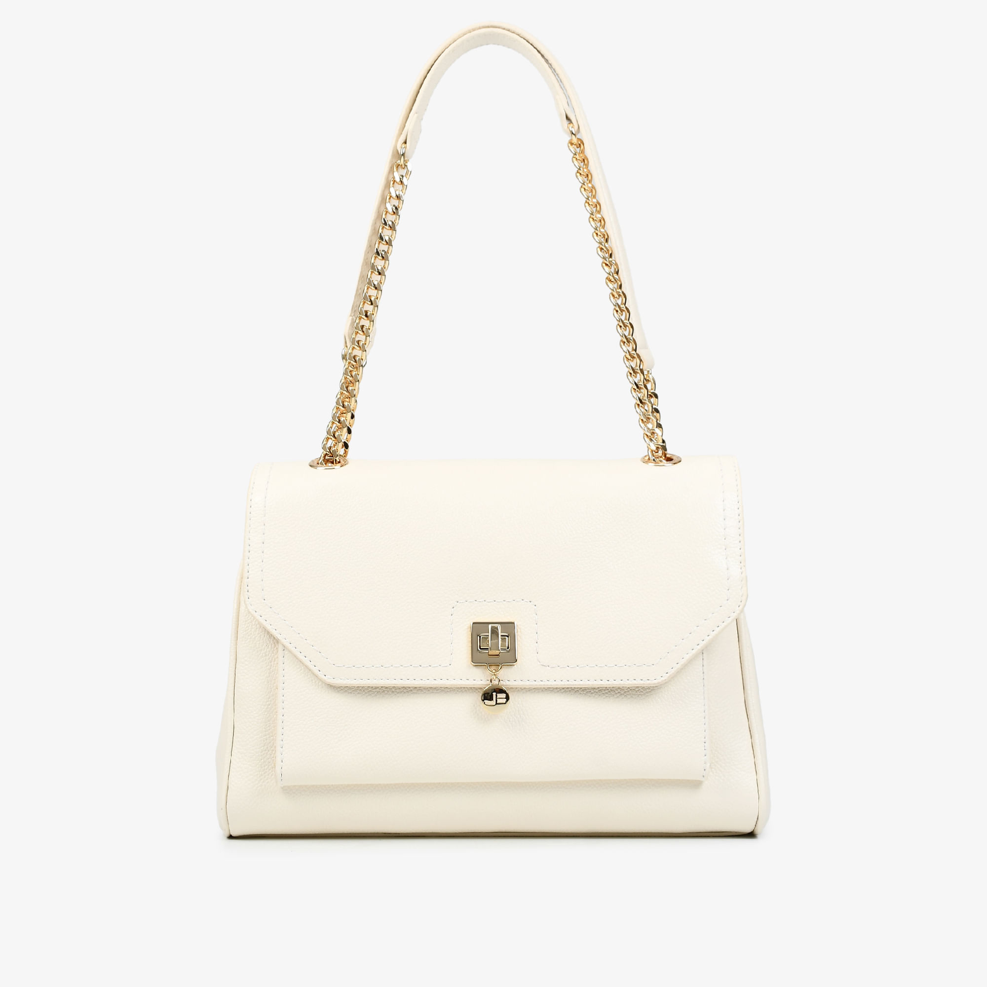 Bolsa Transversal Off White Cordilheira Couro