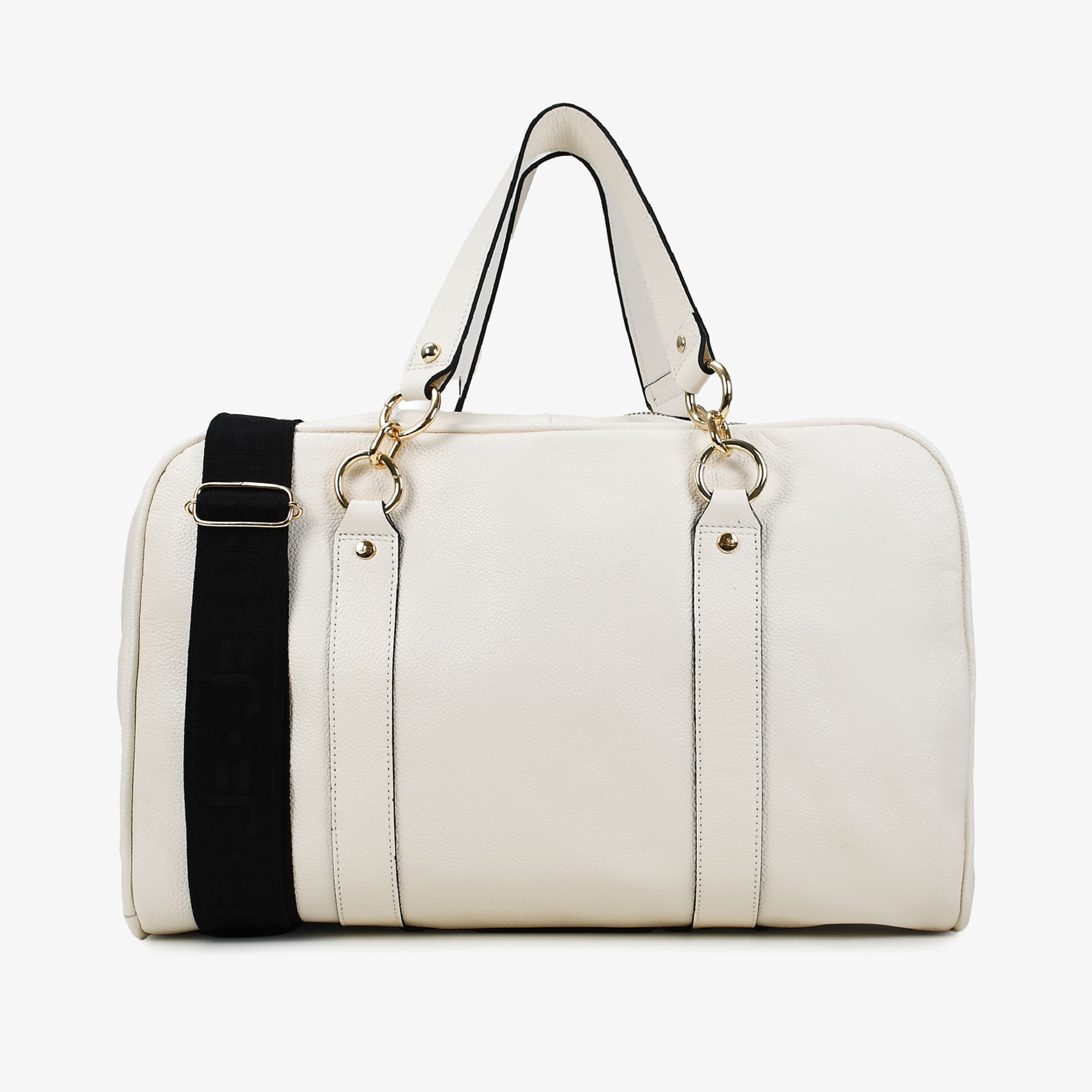 Bolsa Baú Off White Cordilheira Couro