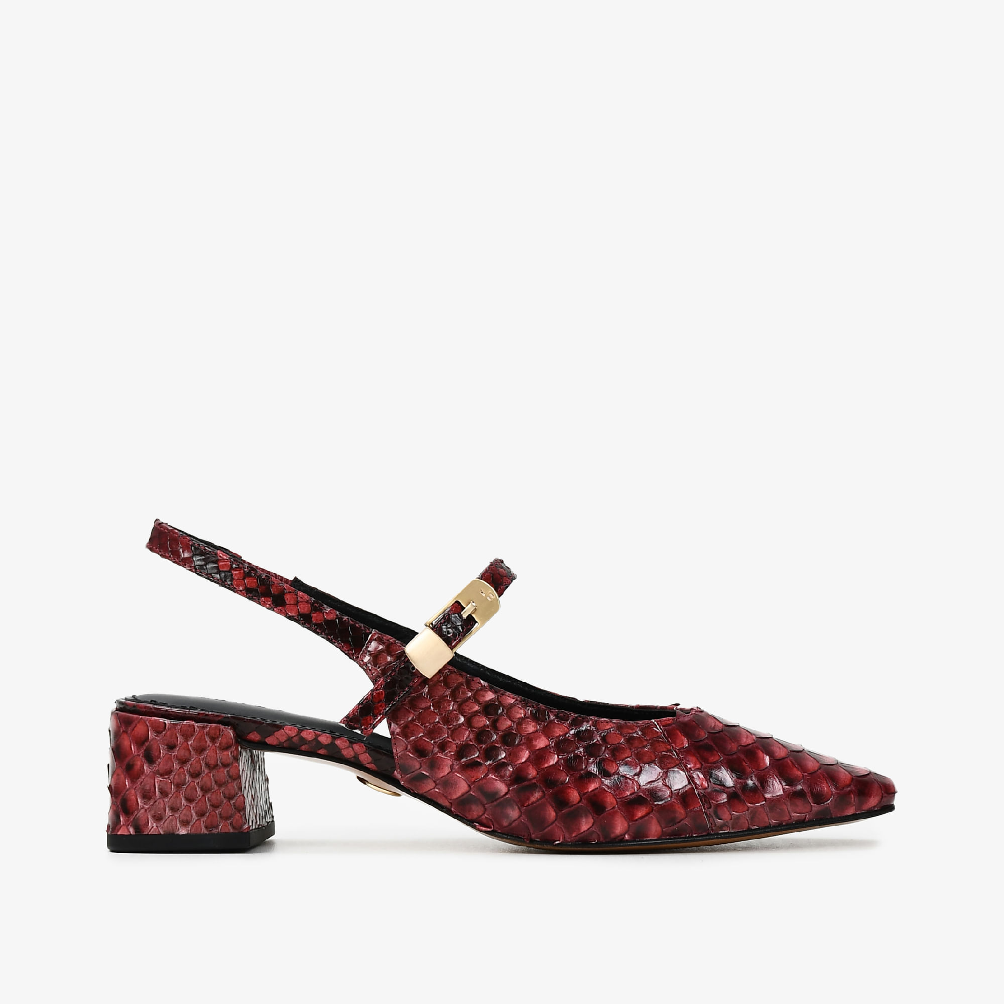 Slingback Vinho Cabernet Cobra Python
