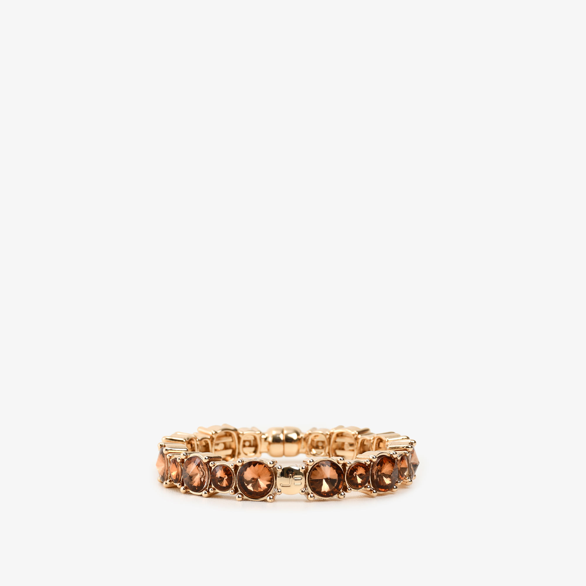 Pulseira Pedraria Ouro Caramelo