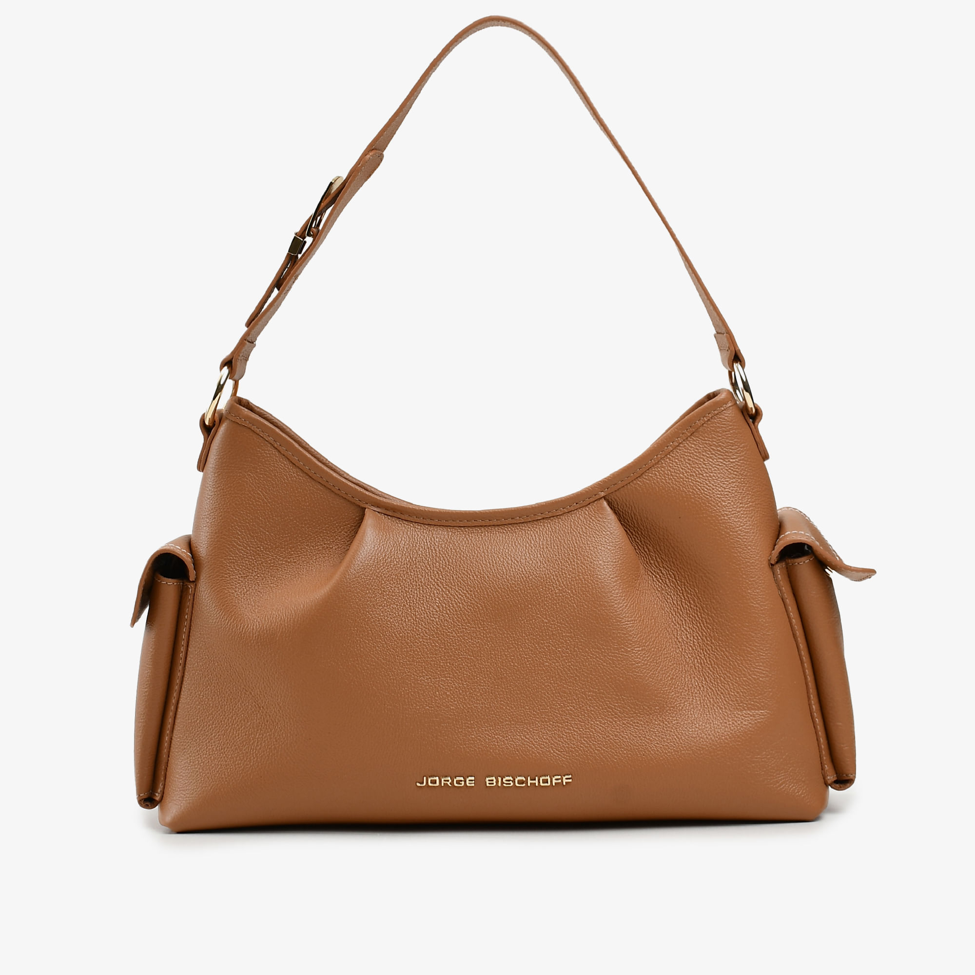 Bolsa De Ombro Caramelo Álamo Couro