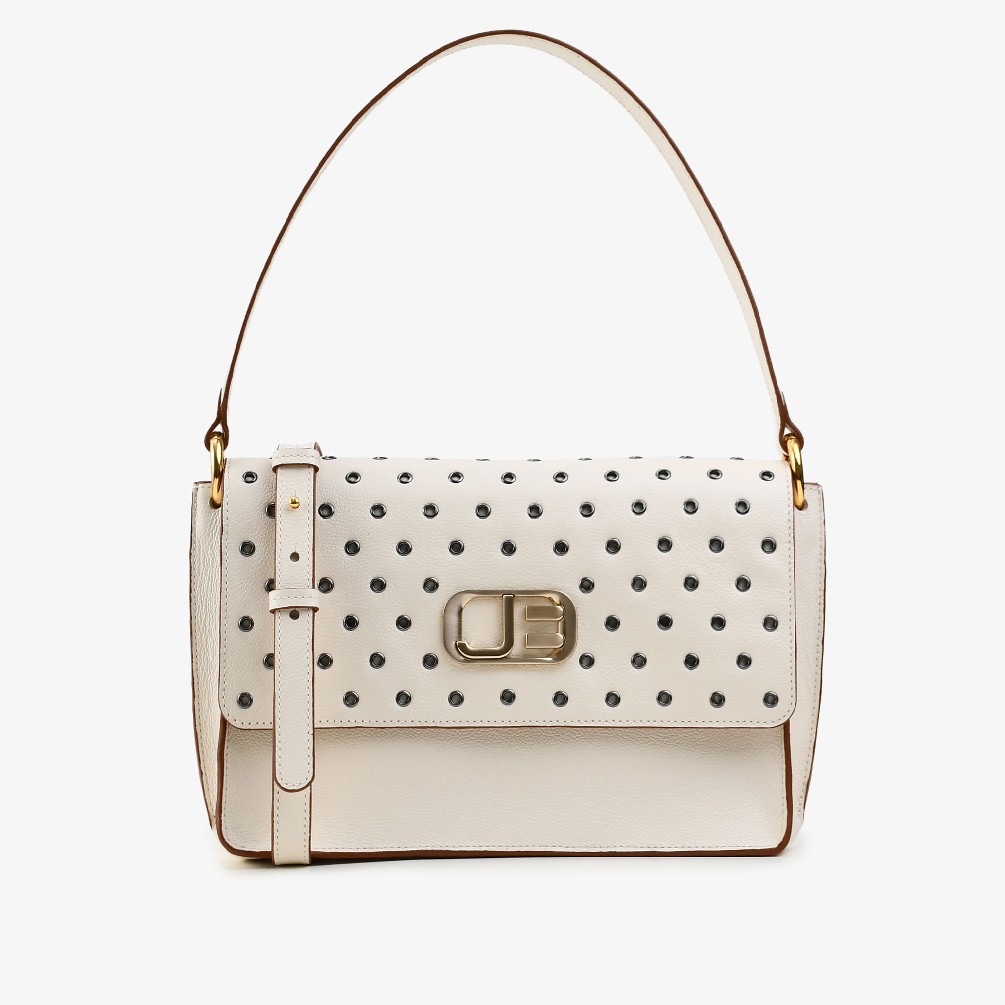 Bolsa Satchel Off White Cordilheira Couro