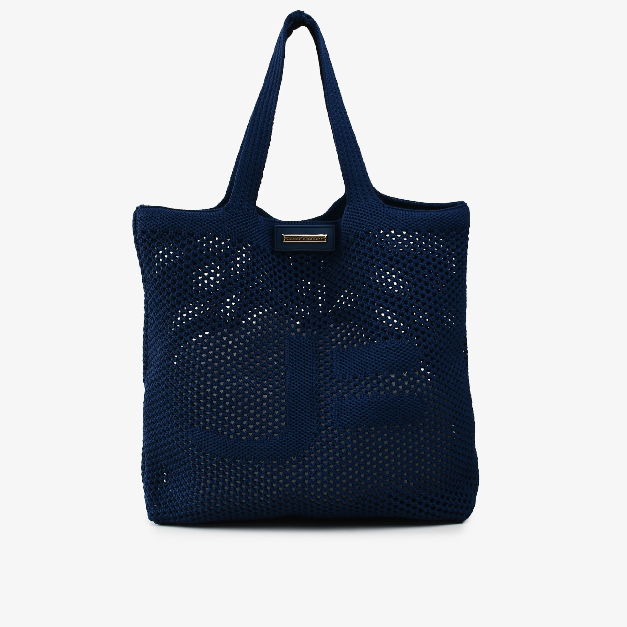 Bolsa Tecido Shopping Marinho Uco