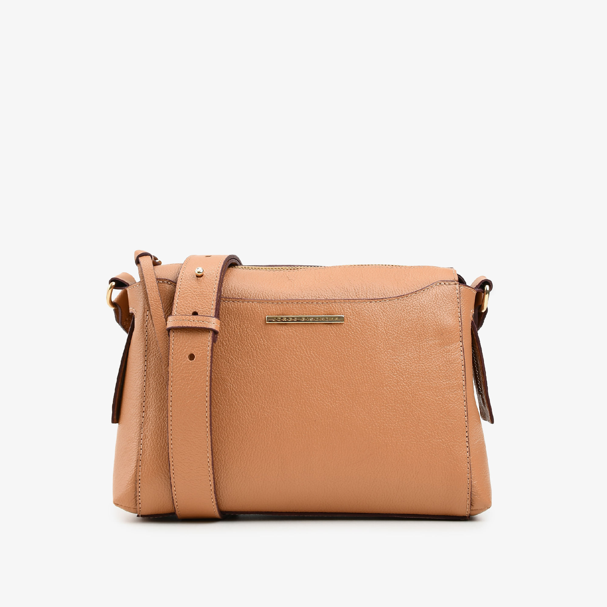 Bolsa Transversal Caramelo Álamo Couro