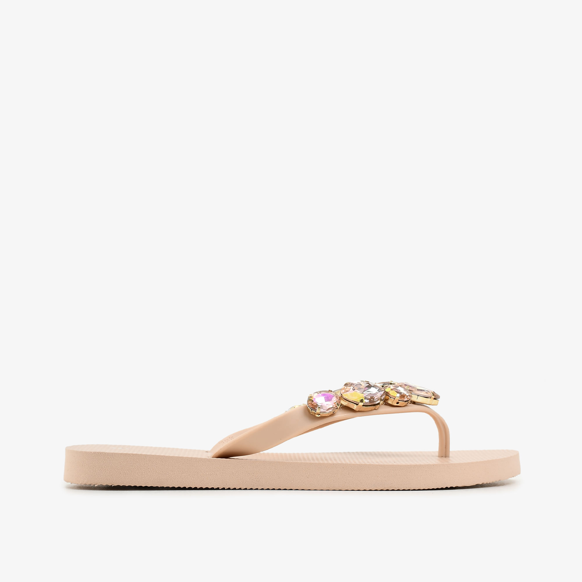 Chinelo Pedraria Nude Rosê Jb