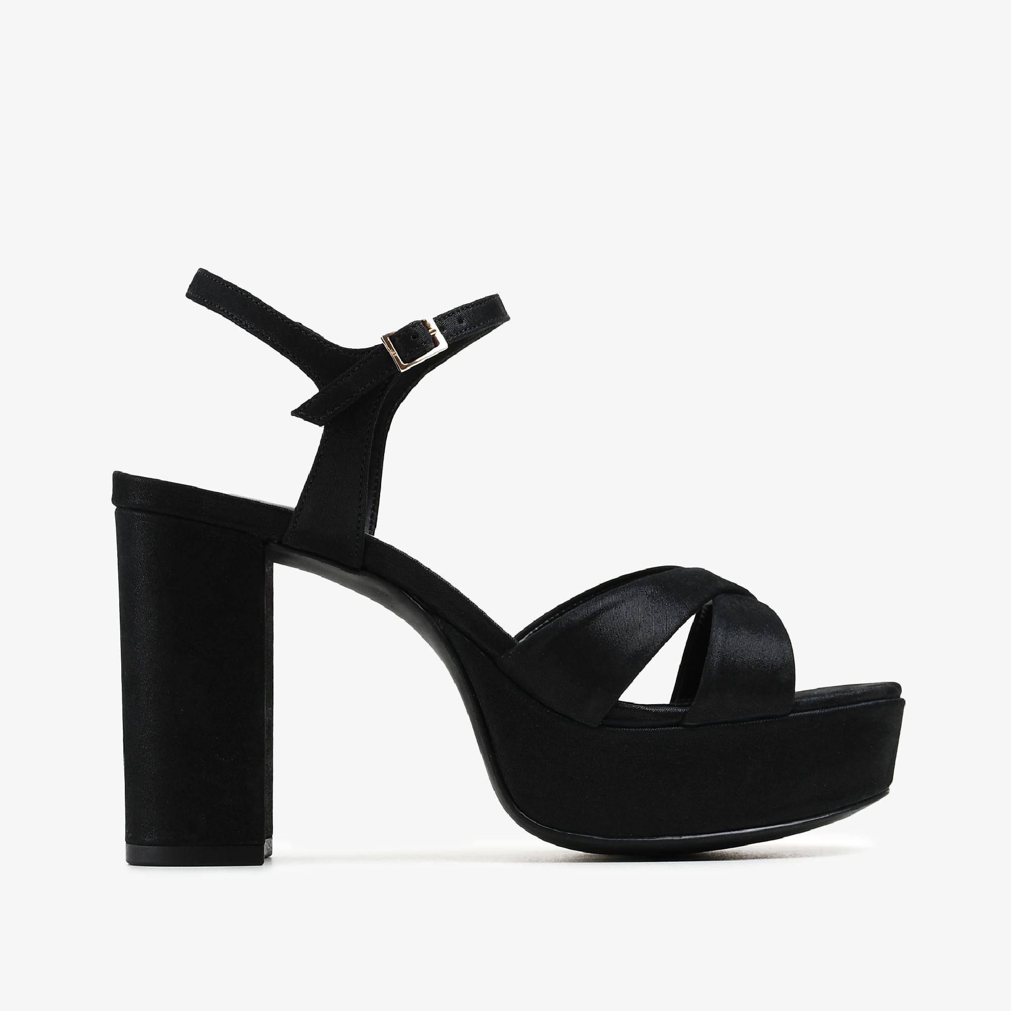 Sandália Meia Pata Preto Couro