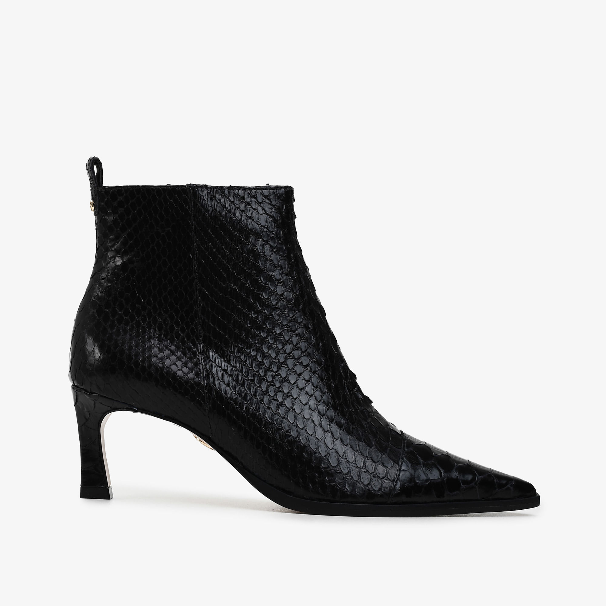Bota Cano Médio Preto Cobra Python